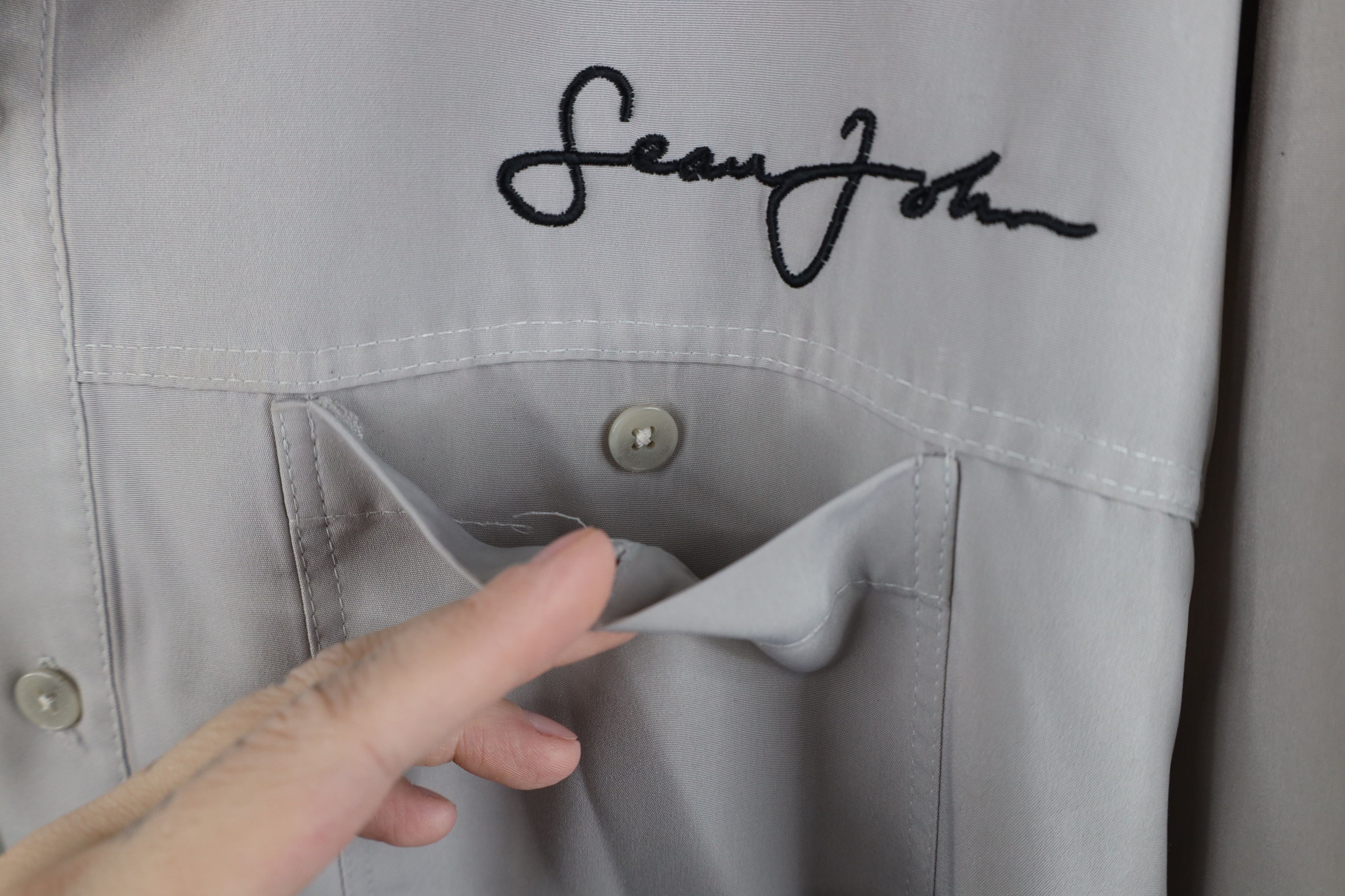 Sean John Vintage 90s Y2K Sean John Baggy Short Sleeve Button Shirt Size US XL / EU 56 / 4 - 6 Thumbnail