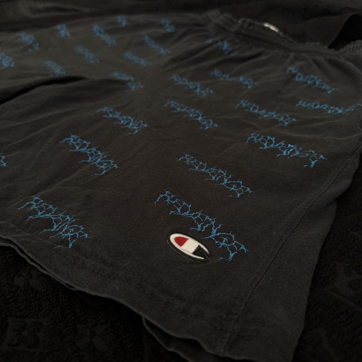 Revenge Revenge Blue Massacre Champion Shorts Size US 32 / EU 48 - 4 Thumbnail