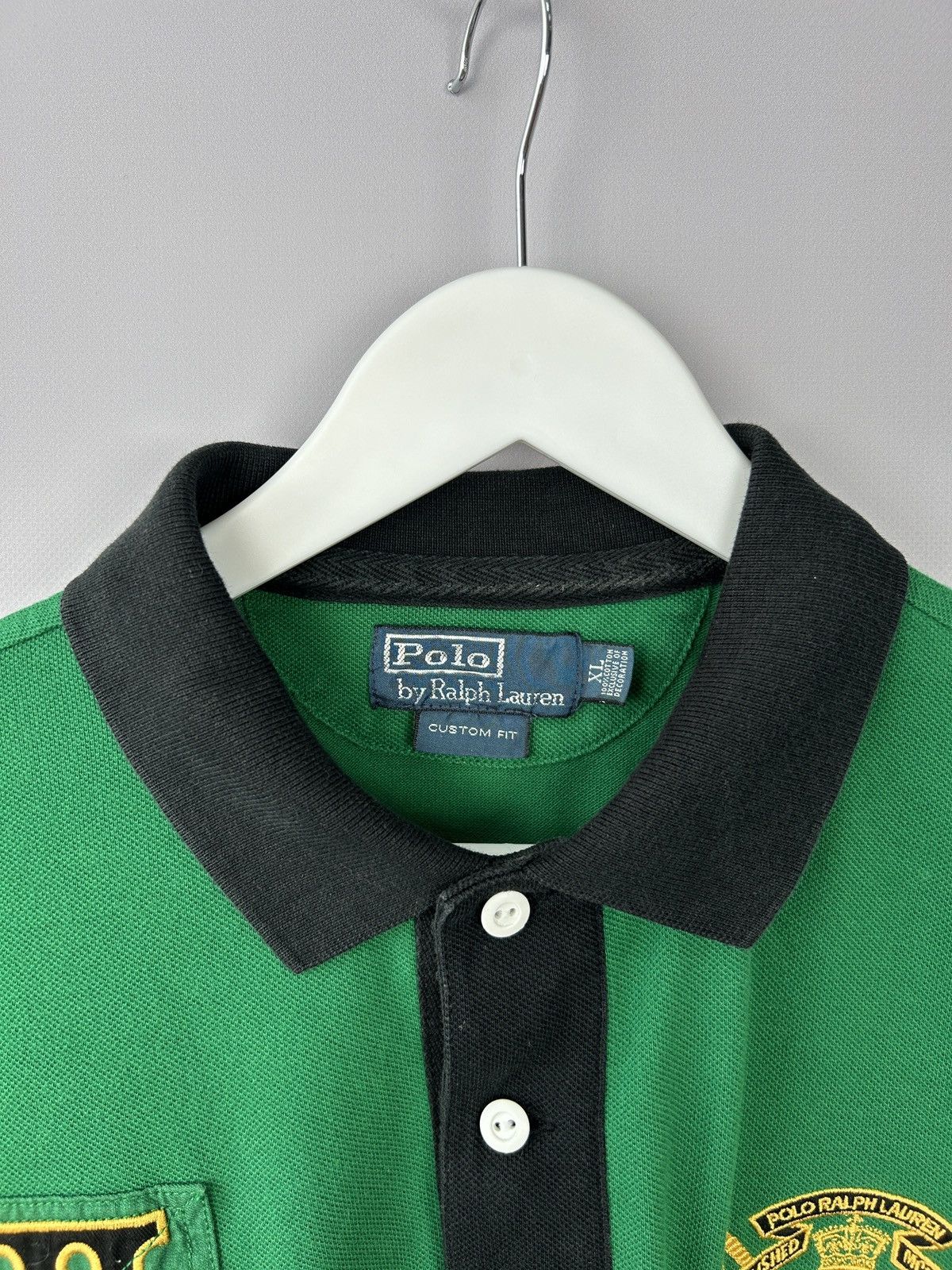 Polo Ralph Lauren × Ralph Lauren × Vintage Vintage Polo Ralph Lauren Snow Polo Challenge Polo Shirt Size US XL / EU 56 / 4 - 11 Thumbnail