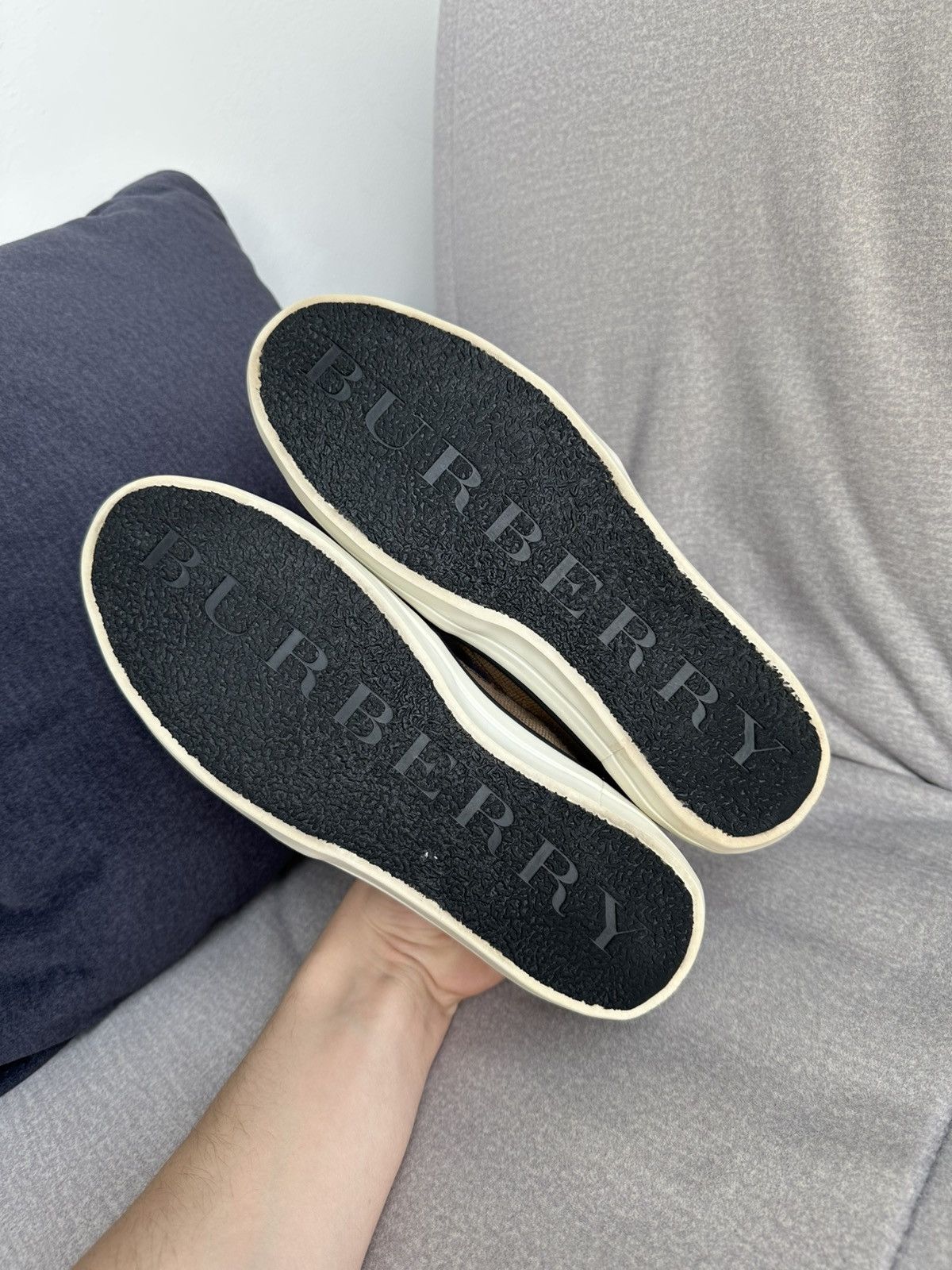Burberry Burberry Nova Check Slip-Op Sneakers Size US 6 / IT 36 - 5 Thumbnail