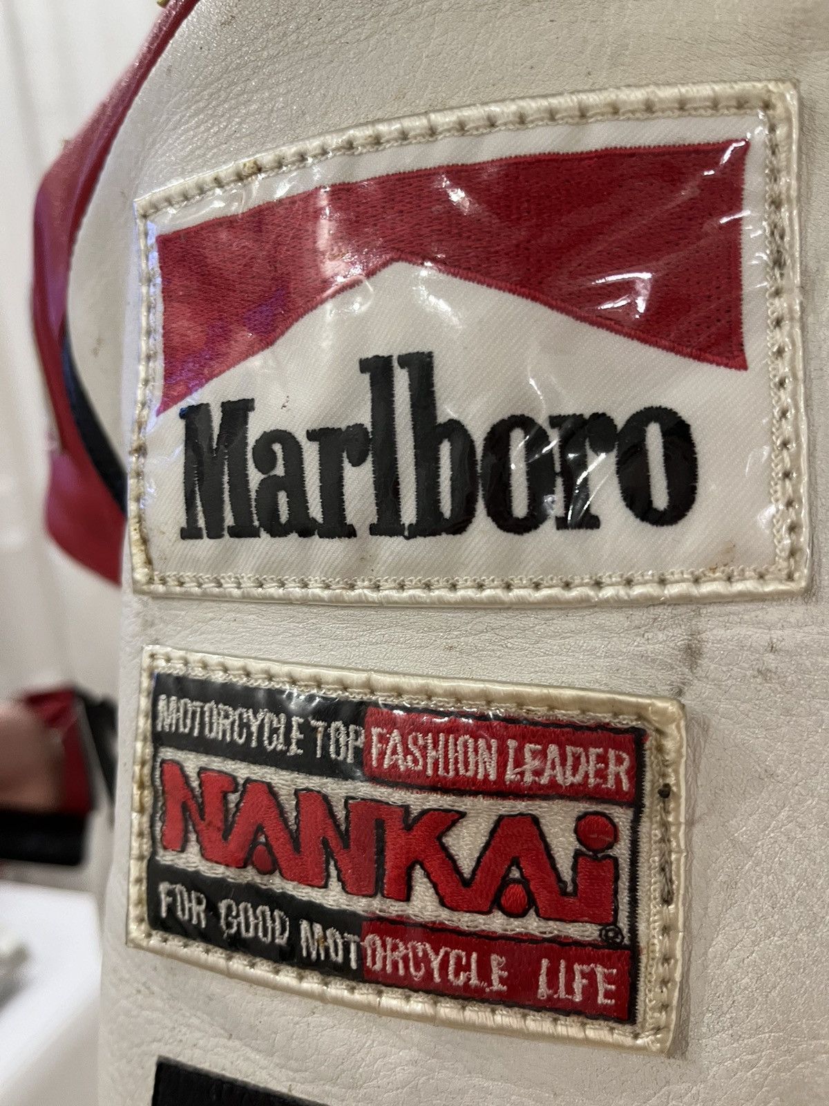 Marlboro × Yamaha Very Rare Marlboro Yamaha Leather Jacket Overalls Size US L / EU 52-54 / 3 - 5 Thumbnail