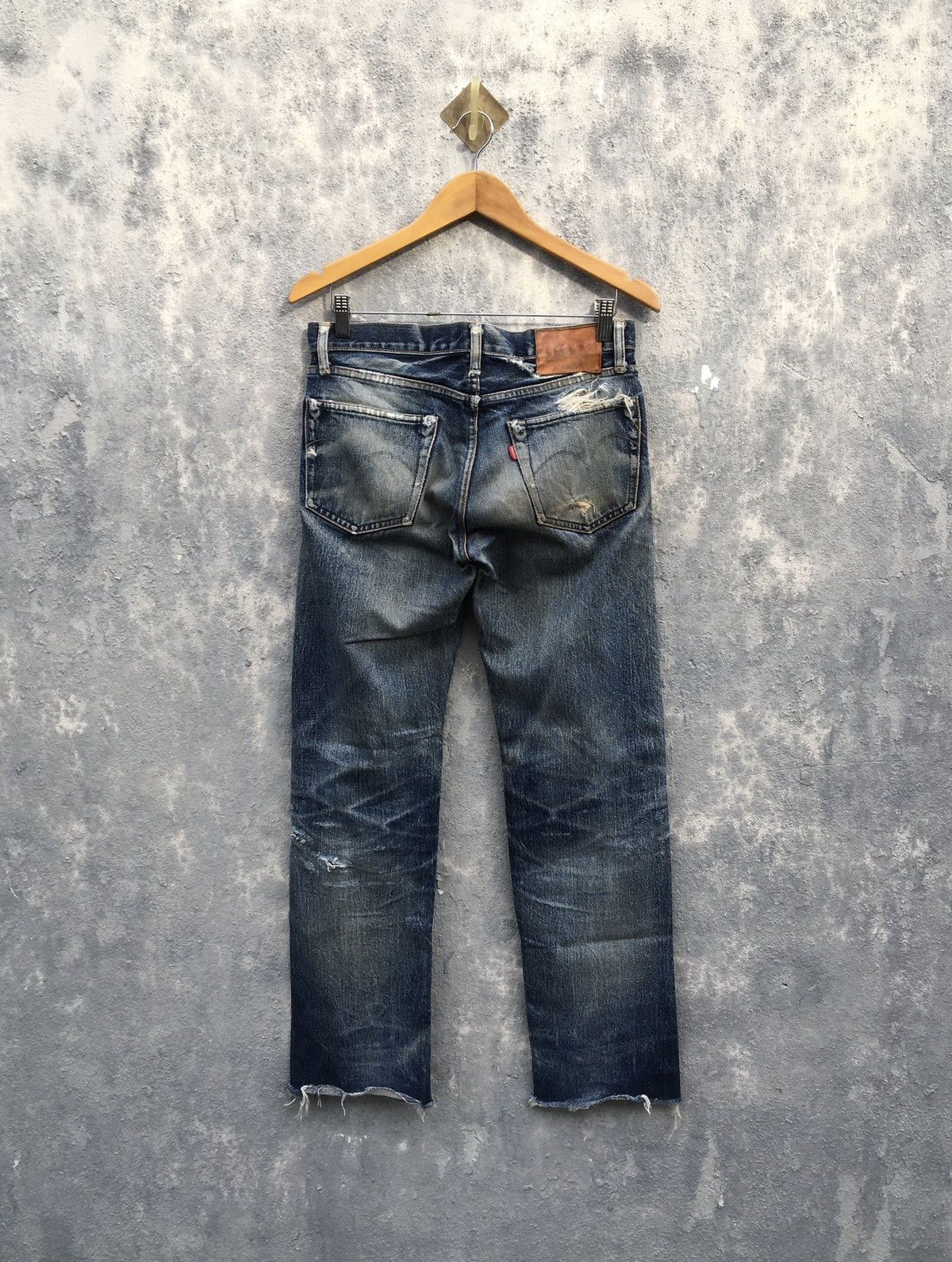 Hysteric Glamour Hysteric Glamour Distressed With Stud Selvedge Jeans Size US 31 - 3 Thumbnail