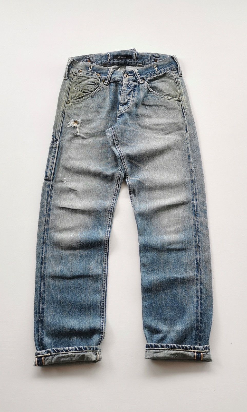 Johnbull Thrashed John Bull AP538 Selvedge Jeans Size US 30 / EU 46 - 1 Thumbnail