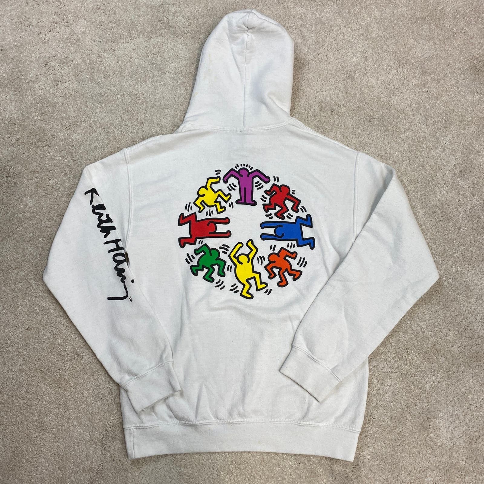 Keith Haring Keith Haring Circle Of Men Graphic Hooded Sweatshirt Size S Size S / US 4 / IT 40 - 3 Thumbnail