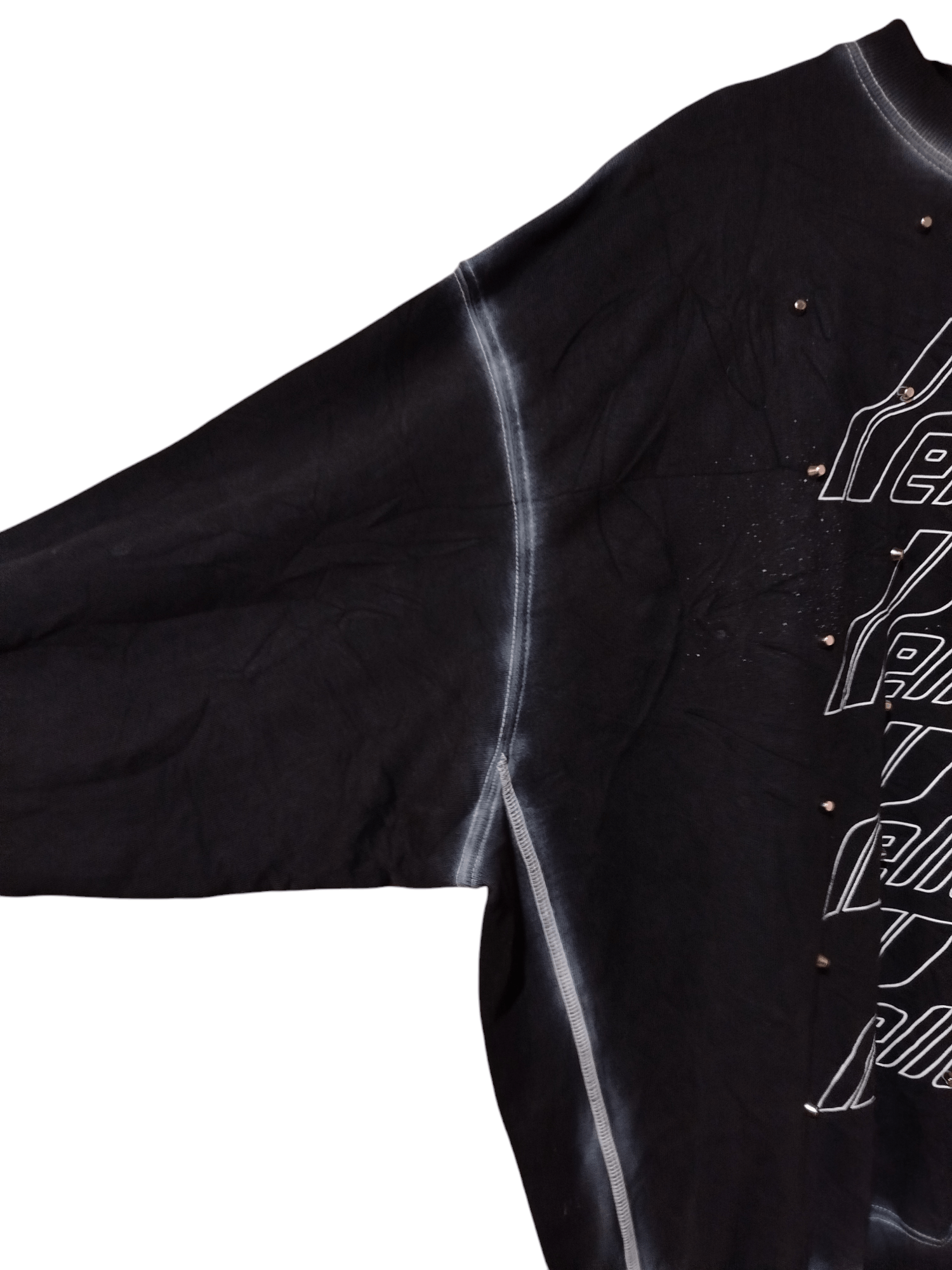 WE11DONE WELLDONE Stud Artwork Sweatshirt Size US L / EU 52-54 / 3 - 4 Thumbnail