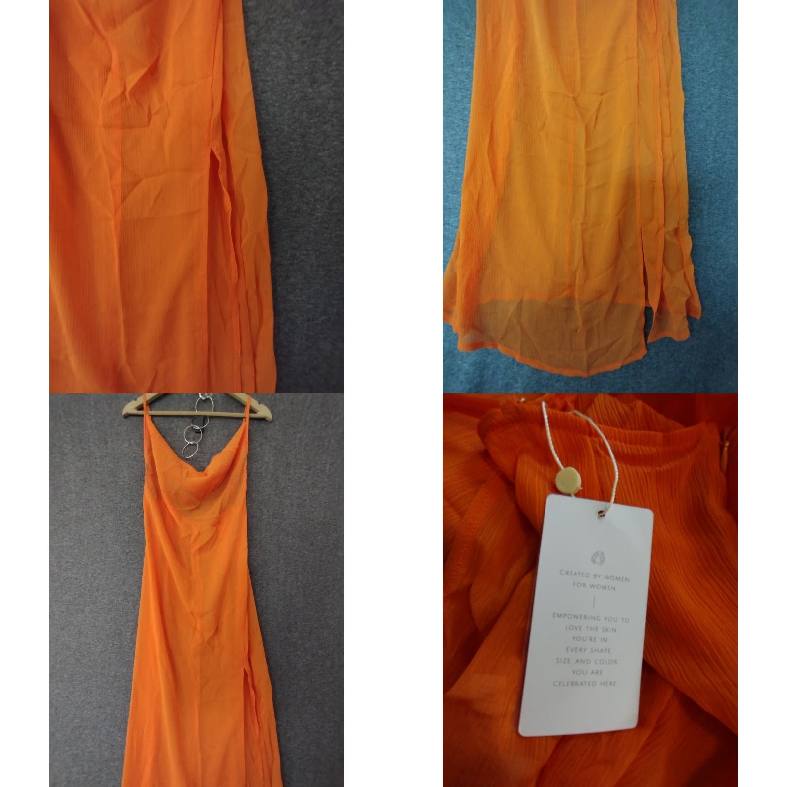 Vintage Toluca Nectar Swim Cover Up Maxi Cowl Neck Sheer Dress M Women's Size M / US 6-8 / IT 42-44 - 8 Thumbnail