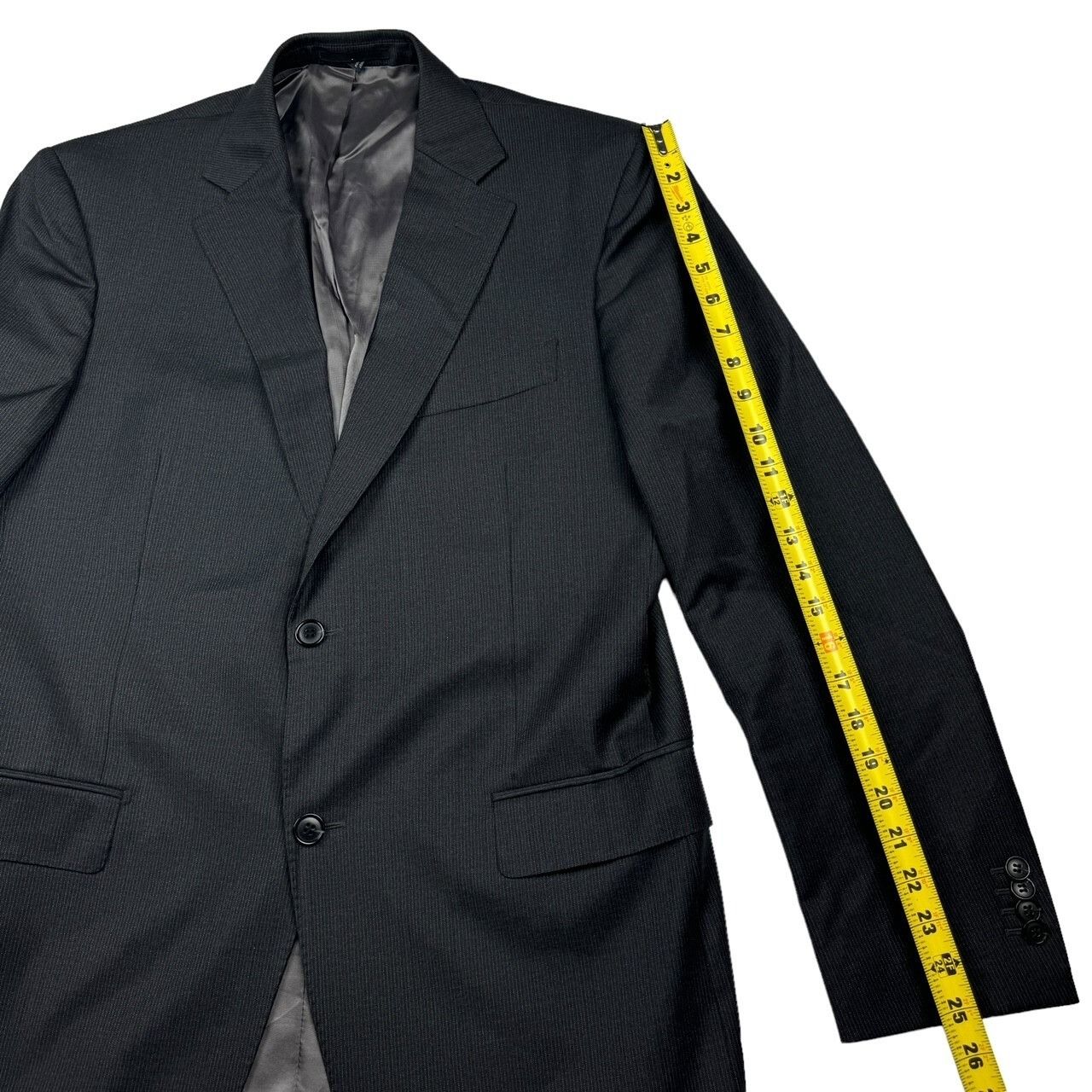 Suitsupply SuitSupply Men's Vitale Barberis Canonico Super 110's Wool B Size 44L - 10 Thumbnail