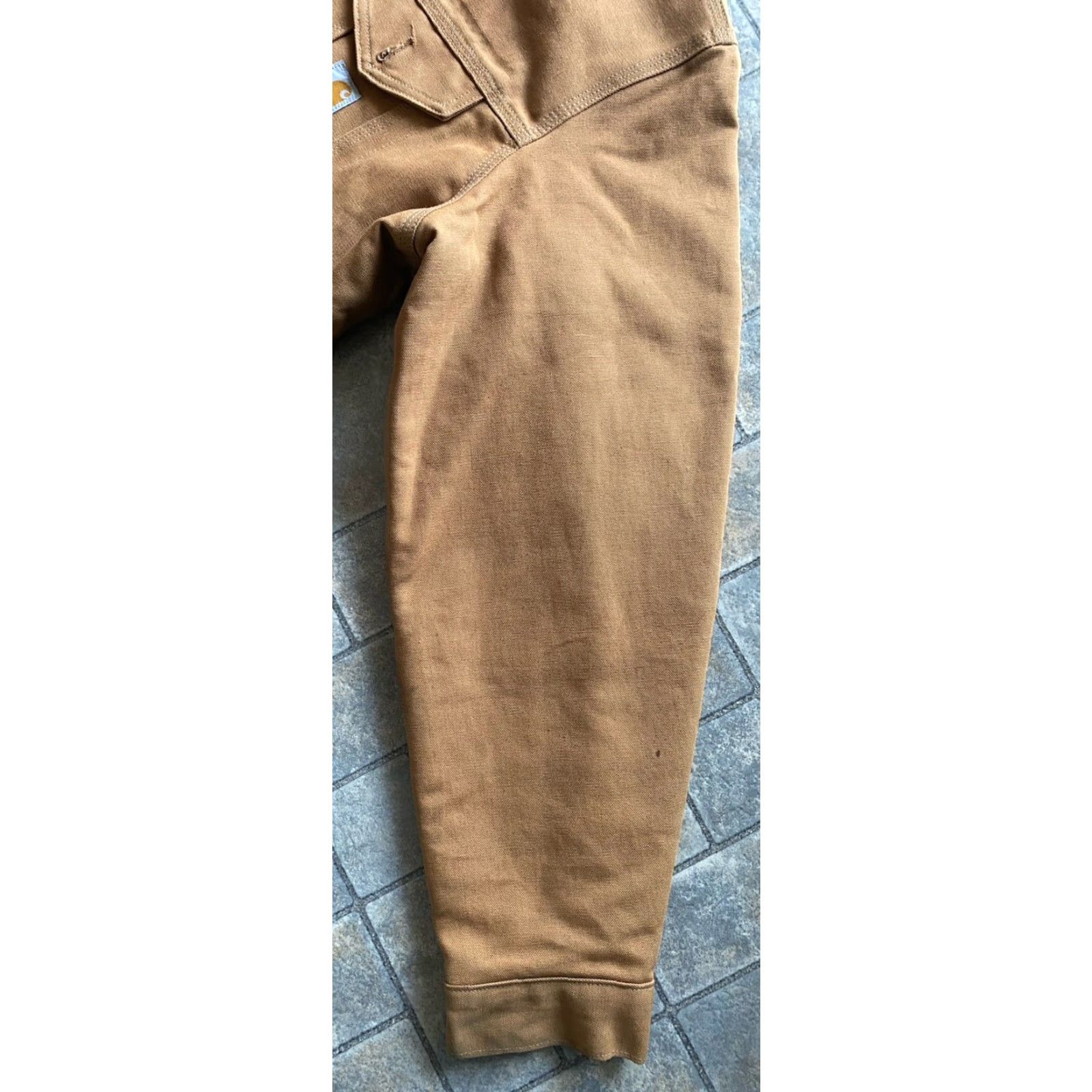 Carhartt VINTAGE Carhartt J09 BRN Jacket Coat Men’s 46 Tall Brown Blanket Lined Damaged Size US S / EU 44-46 / 1 - 7 Thumbnail