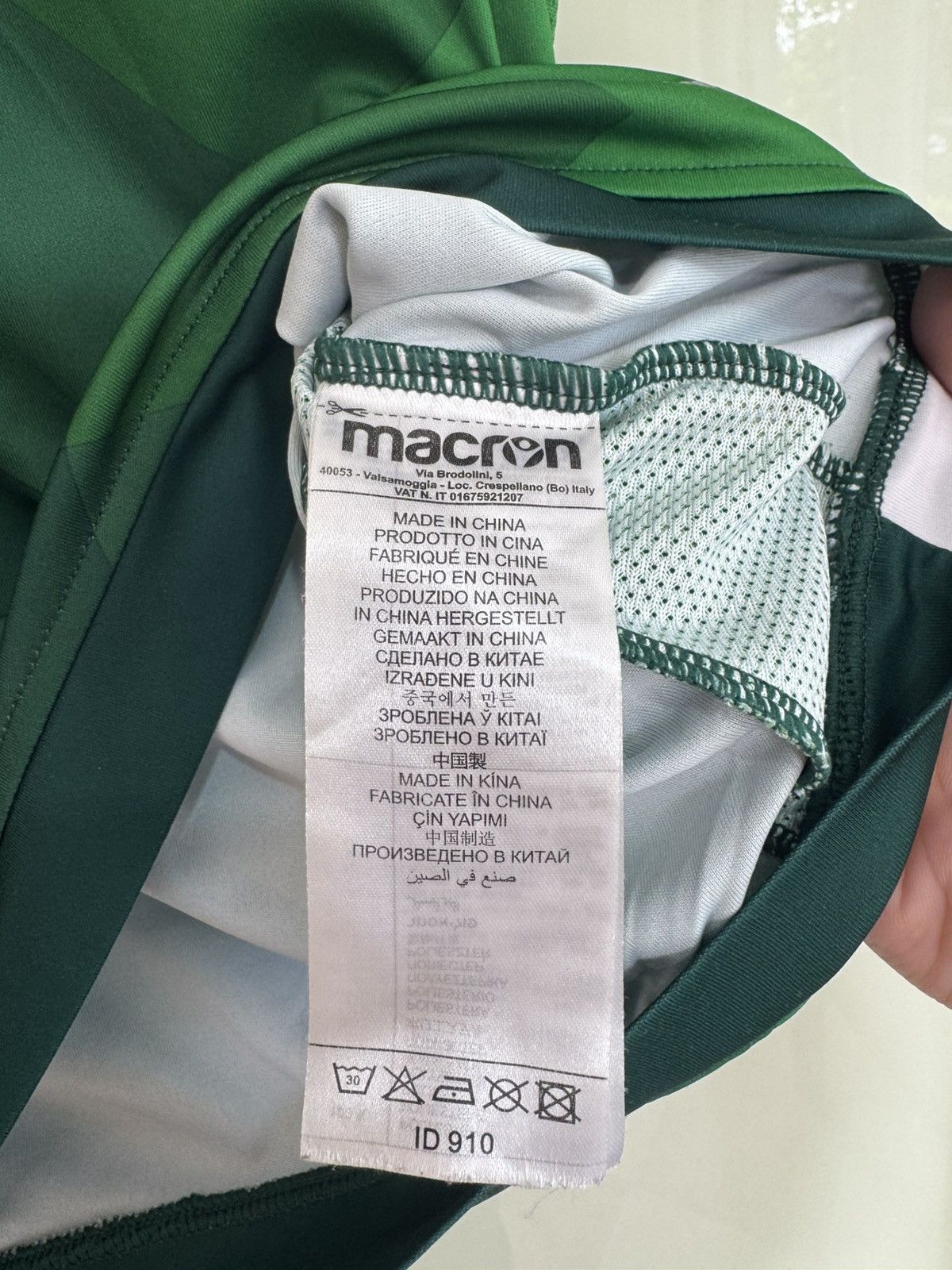 Macron Hibernian Edinburgh 2018-2019 Home Soccer Jersey Kit Shirt Size US M / EU 48-50 / 2 - 14 Thumbnail