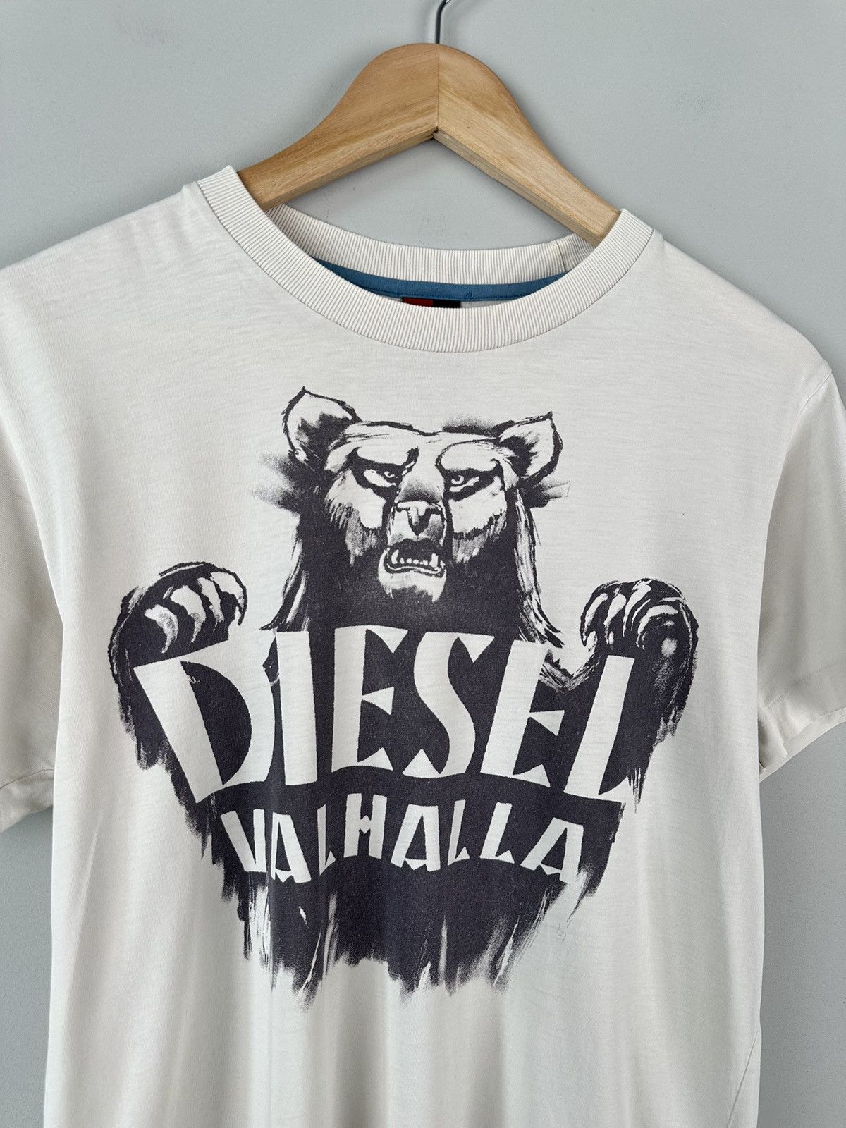 Diesel Vintage Y2k Diesel Valhalla Bear Logo Tee Size US M / EU 48-50 / 2 - 5 Thumbnail