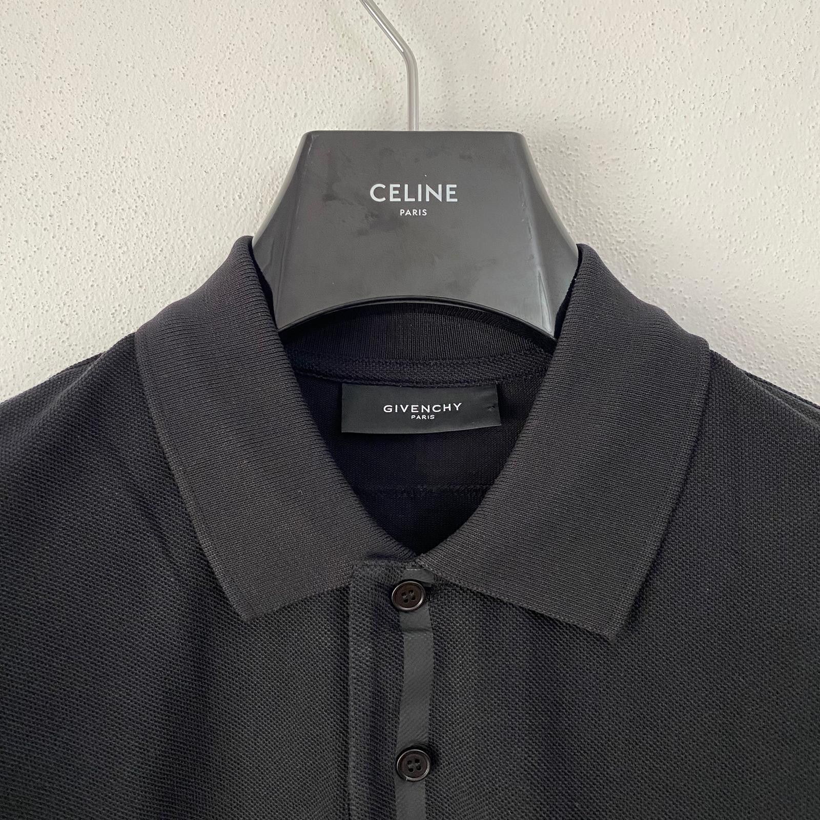 Black Basketball Pitch Mesh Paneling Polo