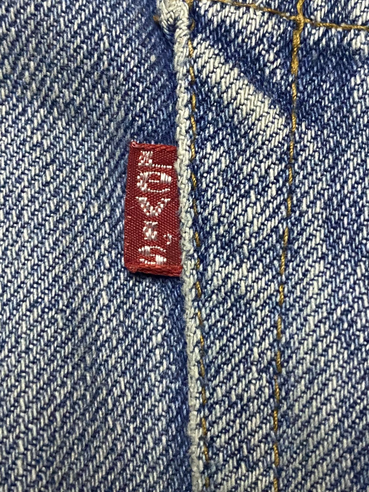 Levi's W34 Vintage Levis 501 70s Selvedge Rindem No6 ButtonFly Jean Size US 34 / EU 50 - 18 Thumbnail