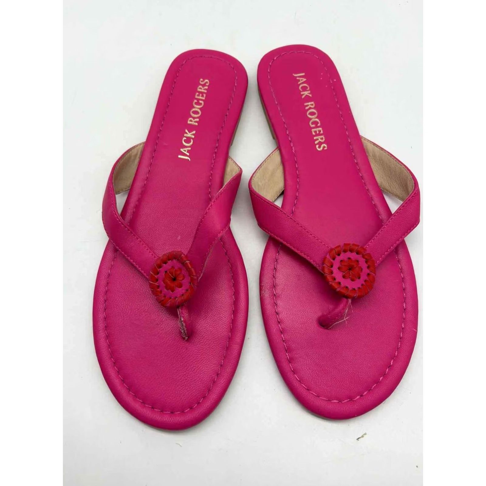Jack Rogers Jack Rogers Pink Size 9 Thong Sandals Size US 9 / IT 39 - 5 Thumbnail
