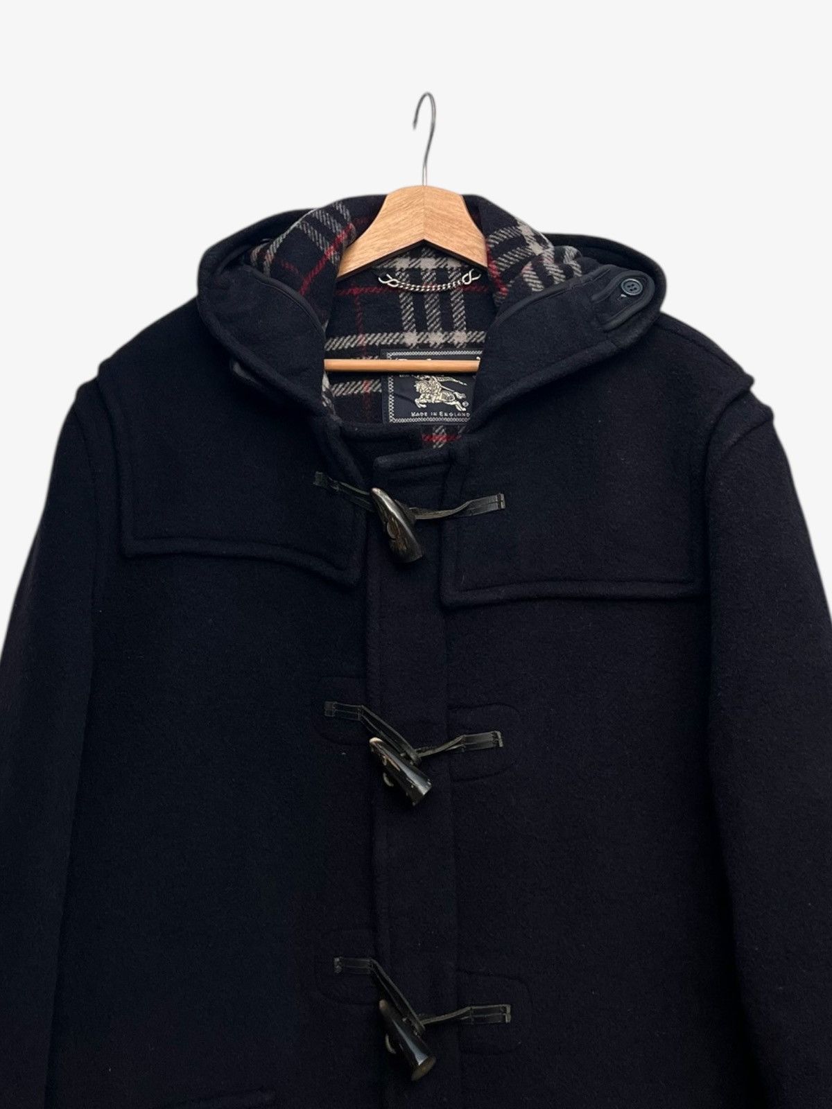 Burberry Vintage Burberrys Navy Wool Duffle Coat Size US S / EU 44-46 / 1 - 7 Thumbnail