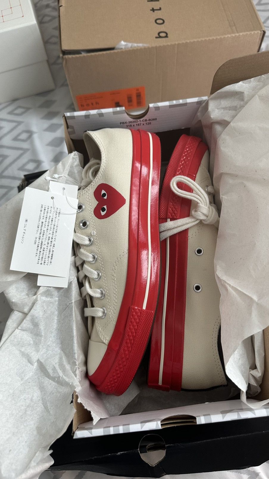 Comme des Garcons PLAY × Converse Converse& Comm Des Garçon play Size US 8.5 / EU 41-42 - 2 Thumbnail