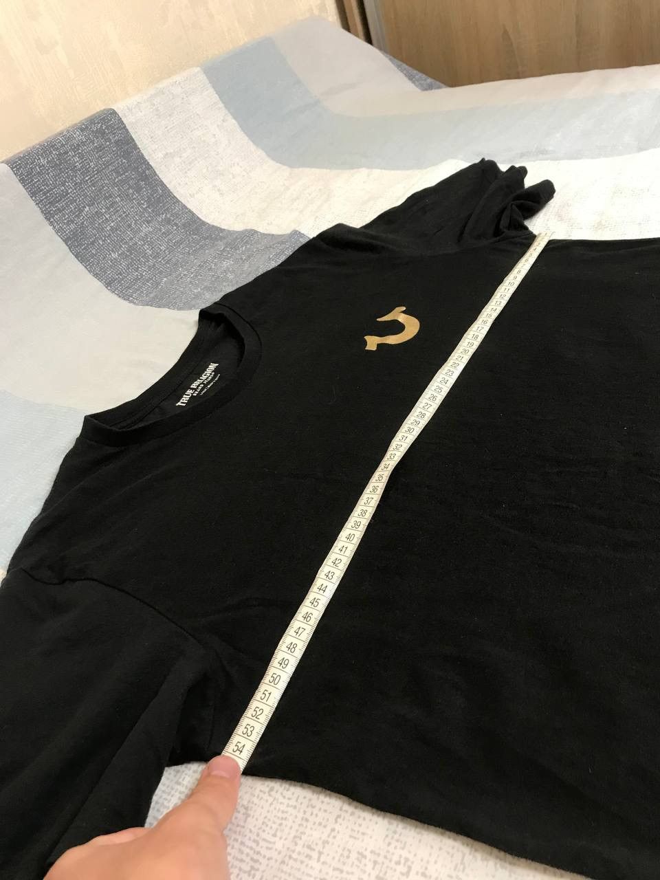 True Religion 🔥 True Religion Vintage Tee Big Logo Faded Black T Shirt Y2K Size US L / EU 52-54 / 3 - 11 Thumbnail