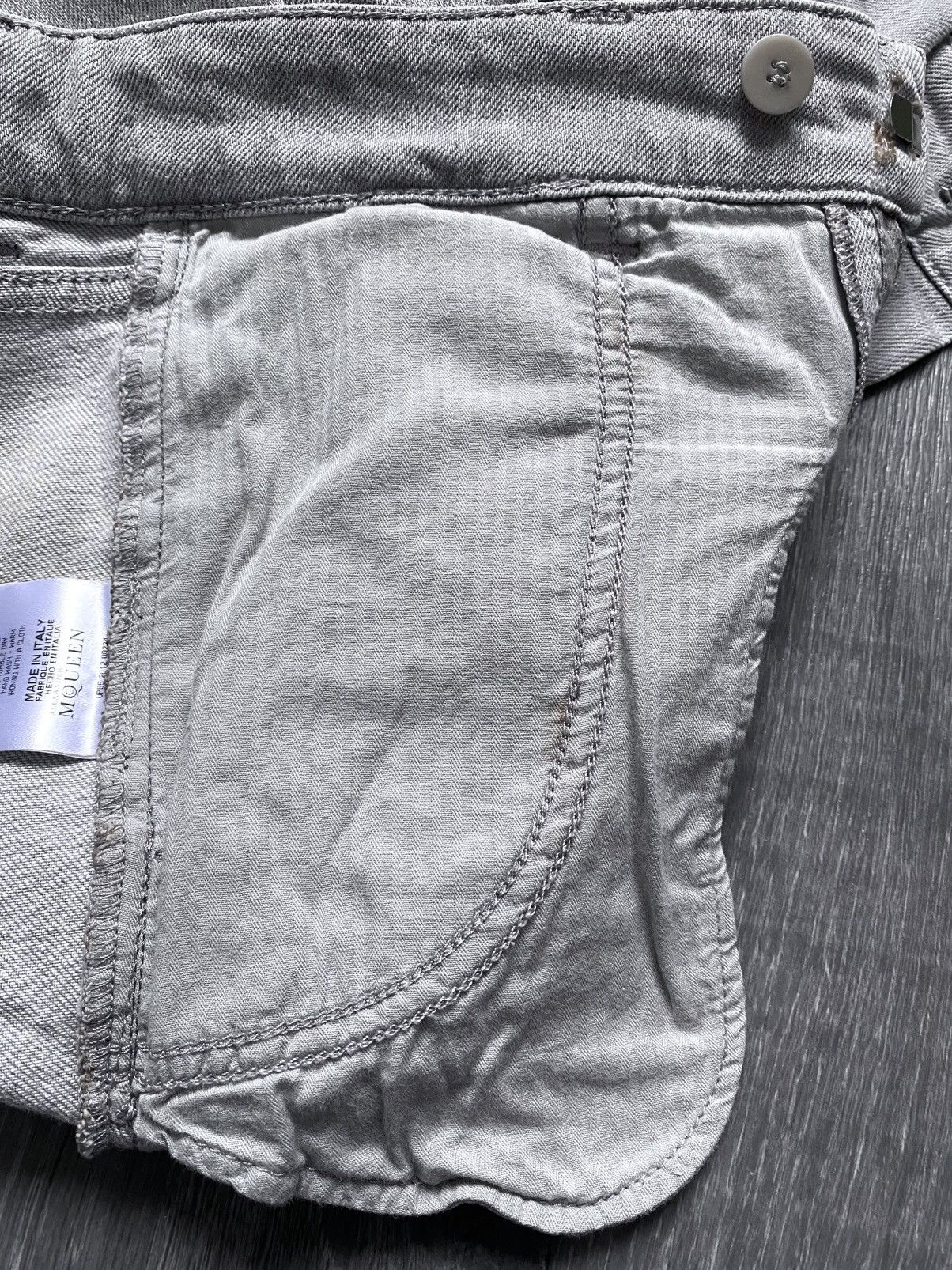Alexander McQueen Womens Alexander McQueen 2012 Cotton Stretch Jeans Denim McQ Size 28" / US 6 / IT 42 - 12 Thumbnail