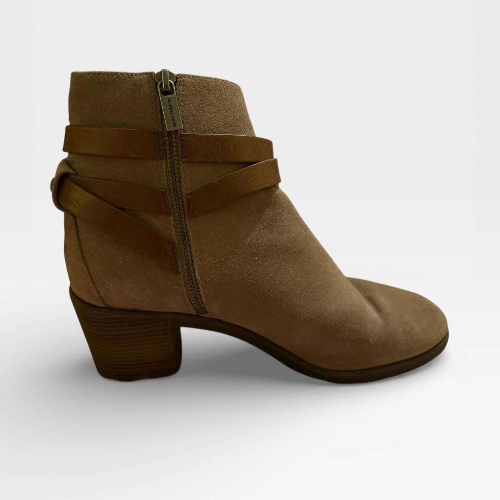 Michael Kors Michael Kors Women's Tan and Brown Ankle Boots Size US 10 Size US 10 / IT 40 - 5 Thumbnail