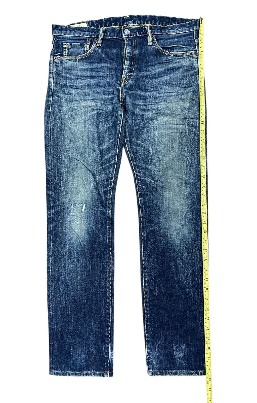 20471120 SHIPS Denim Redline Selvage Skinny Size US 34 / EU 50 - 12 Thumbnail