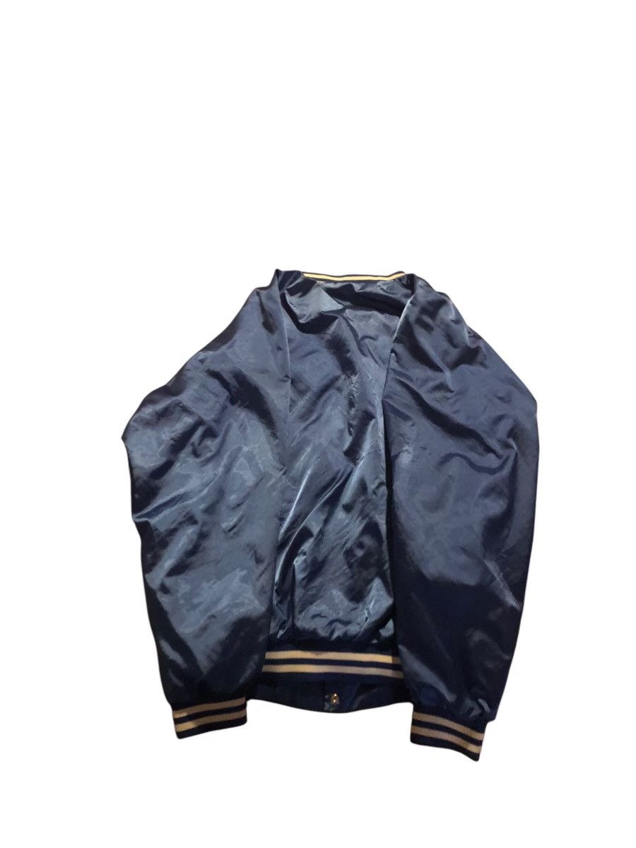 Vintage Vintage 90s Blue & Gold Varsity Bomber Jacket S/L Size US L / EU 52-54 / 3 - 5 Thumbnail
