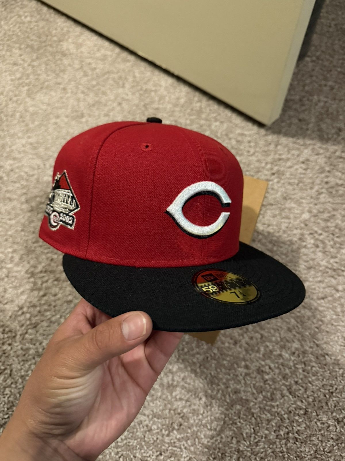 7 1/4 New Era Fitted Cincinnati Reds