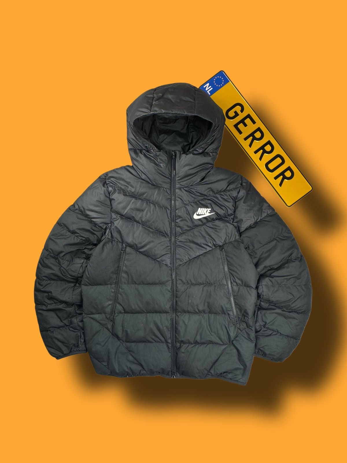 Nike × Nike ACG NIKE PUFFER DOWN BASIC LOGO OVERSIZE NYLON JACKET Size US L / EU 52-54 / 3 - 1 Thumbnail
