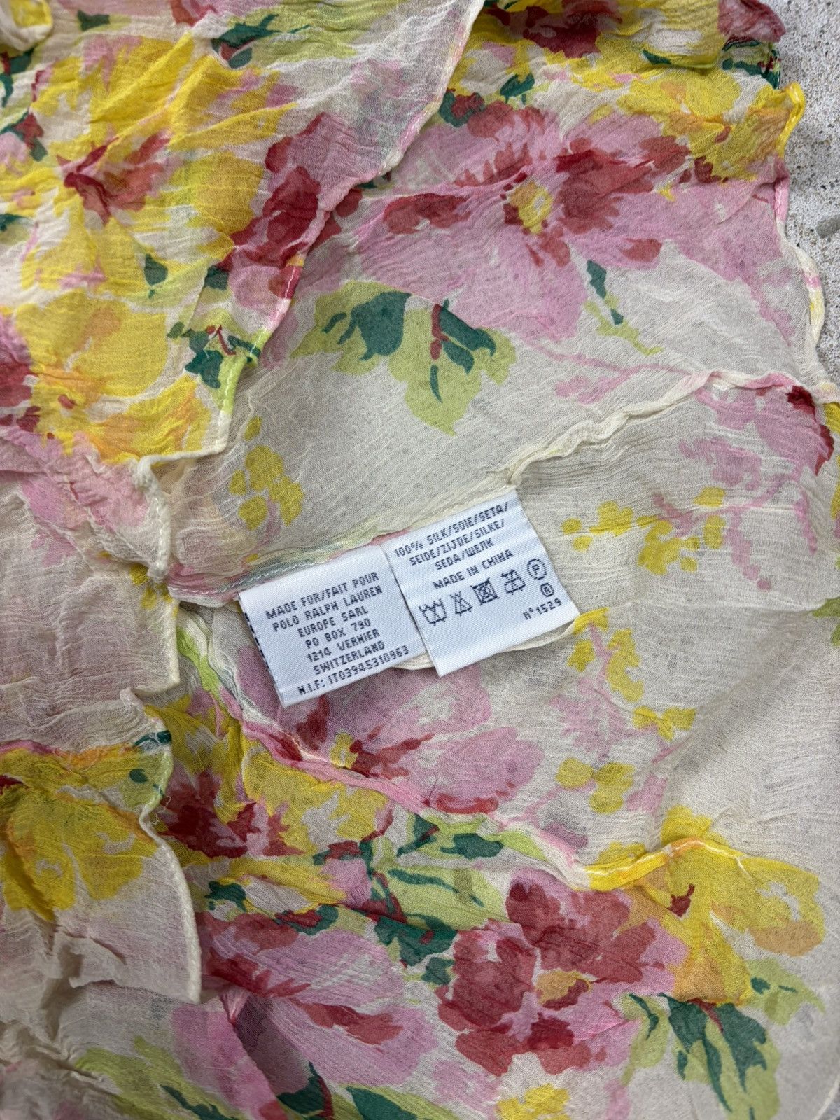 Ralph Lauren Ralph Lauren Mainline Silk Floral Print Blouse Shirt Size M / US 6-8 / IT 42-44 - 10 Thumbnail