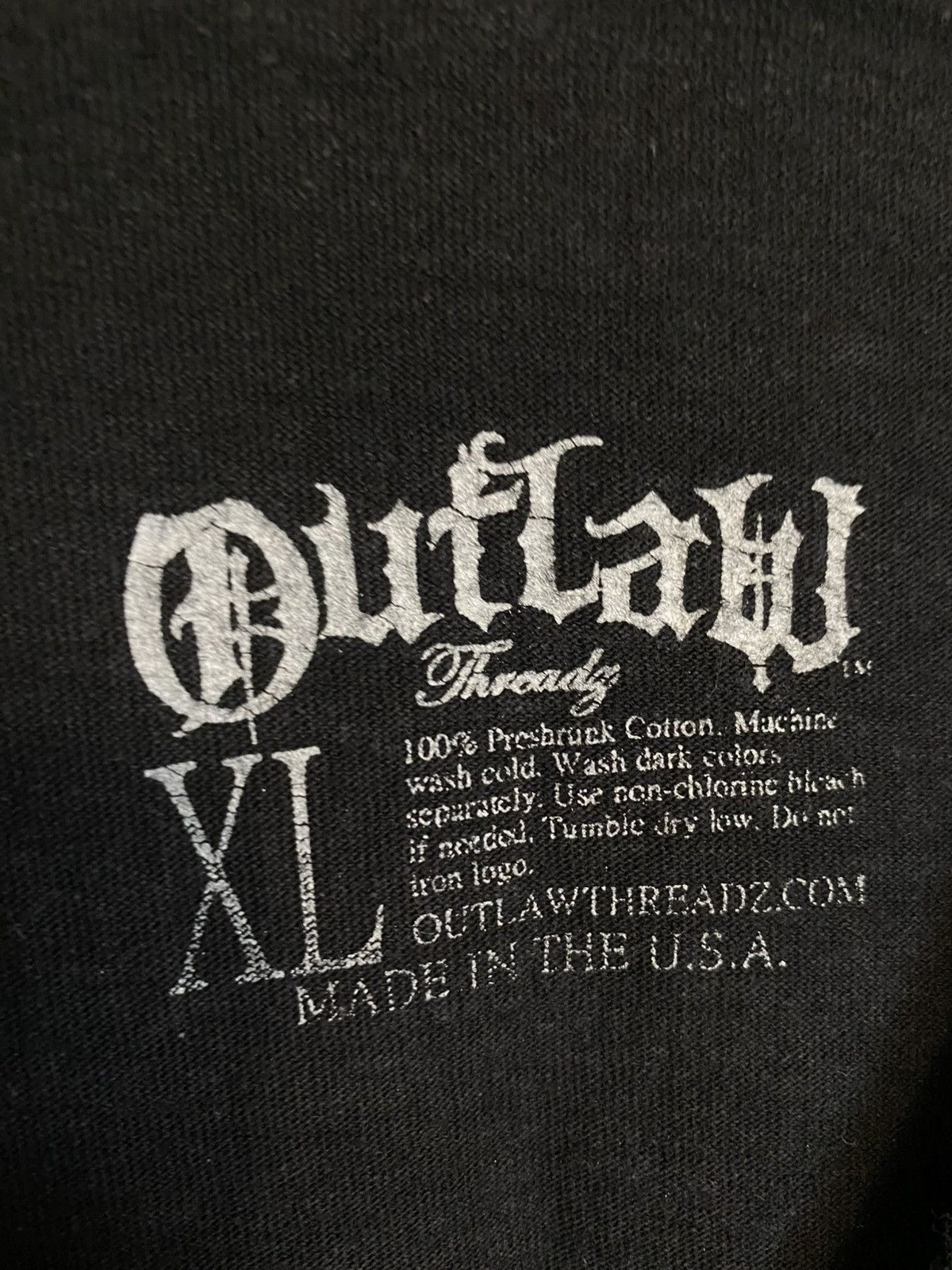 Other Outlaw Threadz Affliction Style Skull Cross Graphics Tee Size US L / EU 52-54 / 3 - 5 Thumbnail