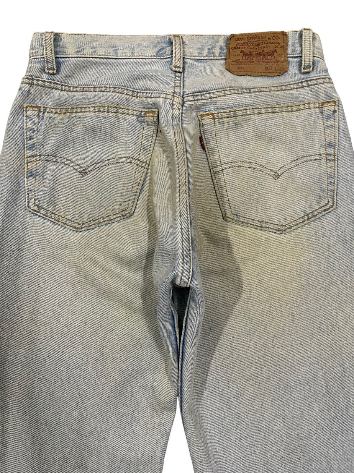 Levi's Vintage 80s Levis 501 Blue Wash Style Classic Jeans Size US 28 / EU 44 - 4 Thumbnail