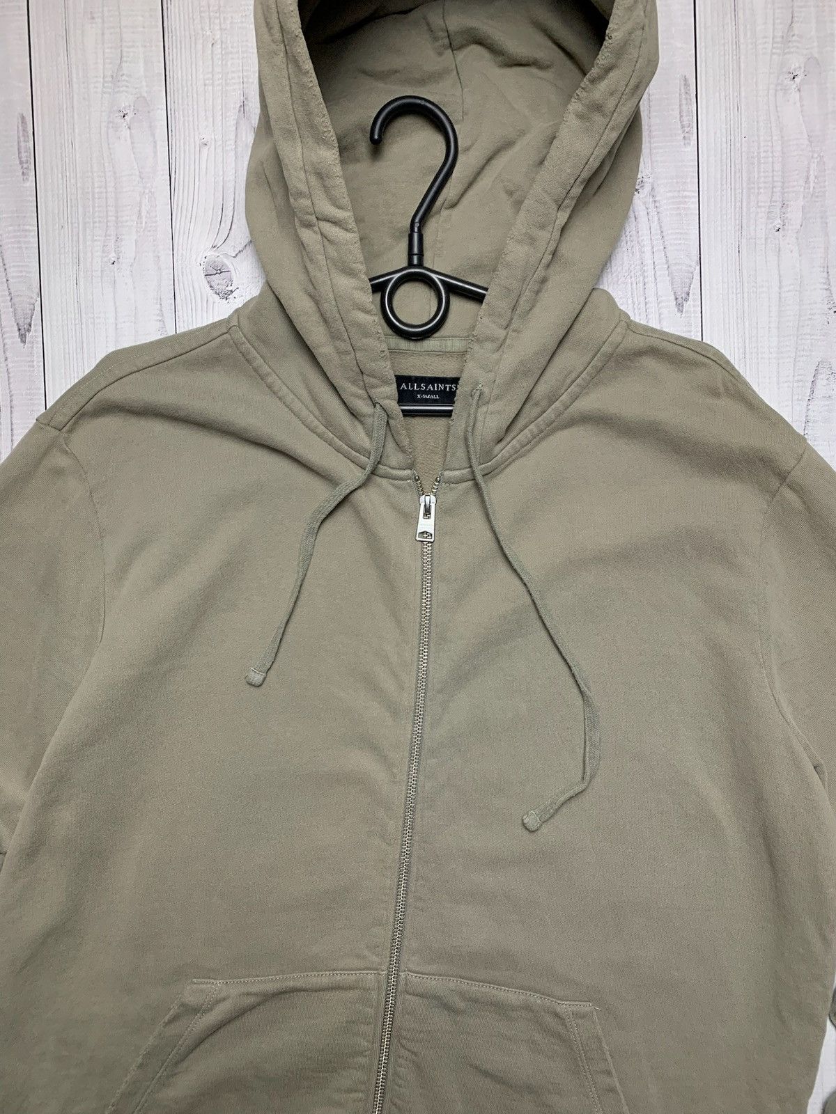Allsaints × Vintage Vintage Allsaints logo zip hoodie size Xs distressed Size US XS / EU 42 / 0 - 2 Thumbnail