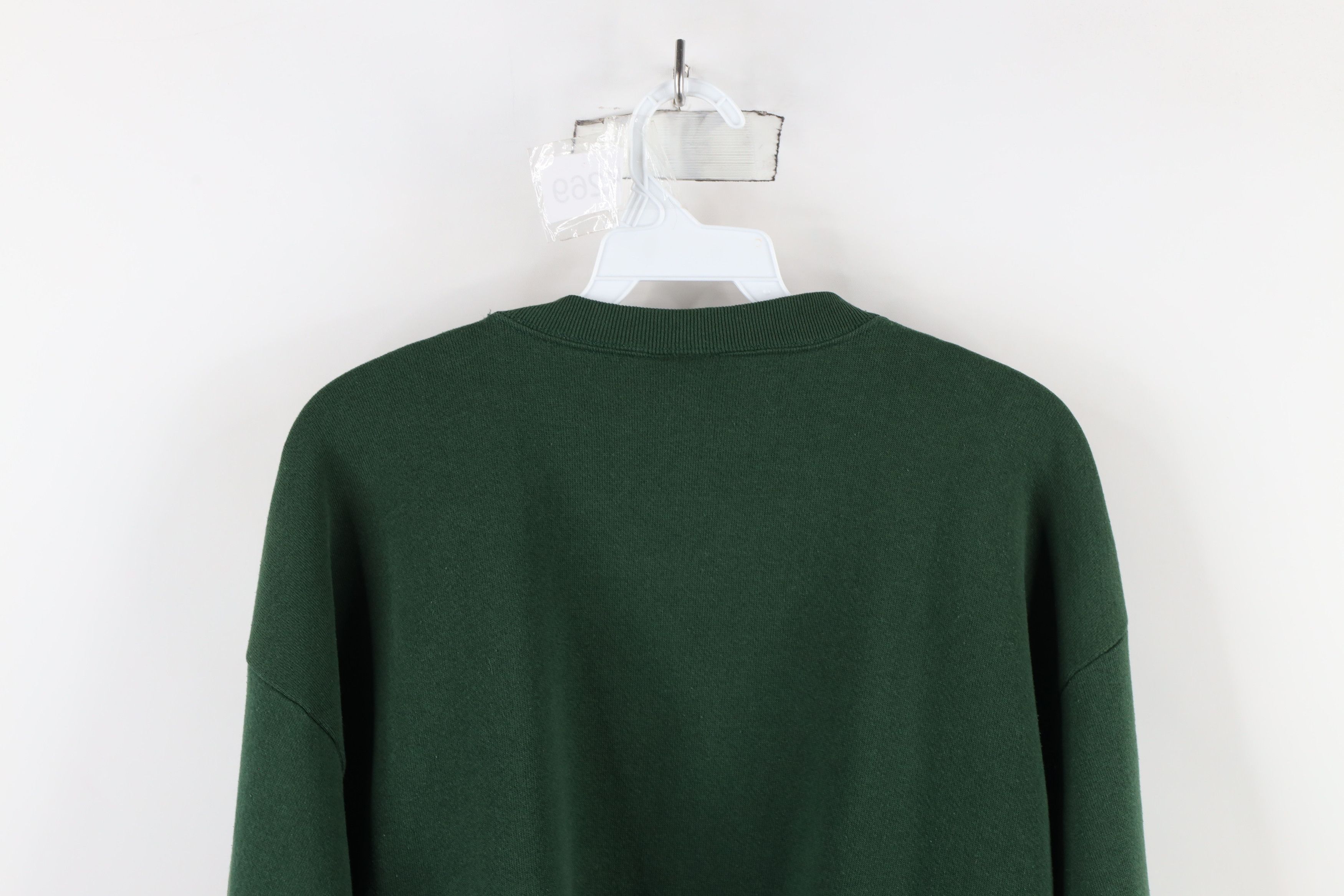 Vintage Vintage 90s Christmas Wreath Bird Sweatshirt Green USA Size L / US 10 / IT 46 - 13 Thumbnail
