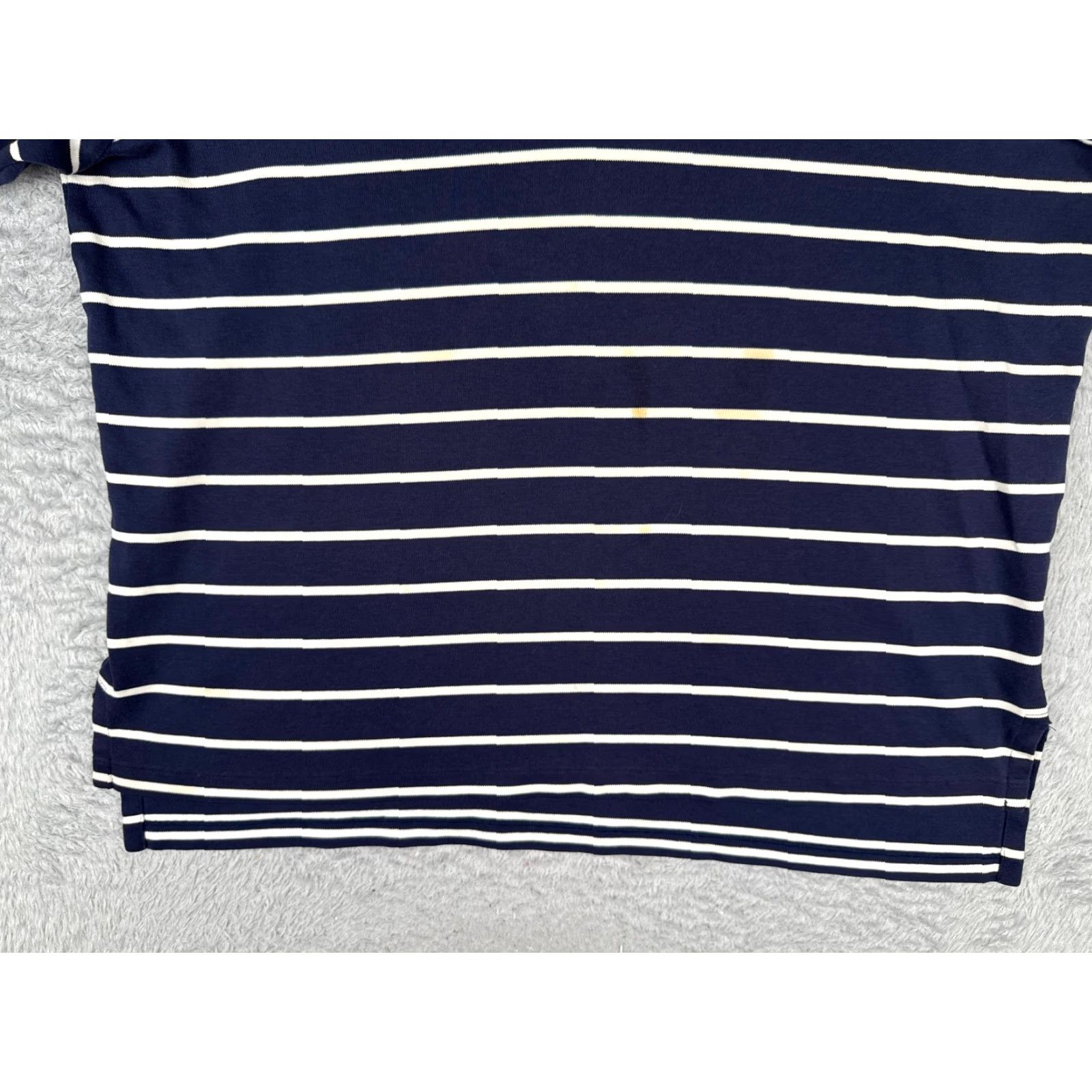 Ralph Lauren VINTAGE Ralph Lauren Polo Shirt Men XL Blue White Stripe 100% Cotton Slim Classic Logo Size US XL / EU 56 / 4 - 5 Thumbnail