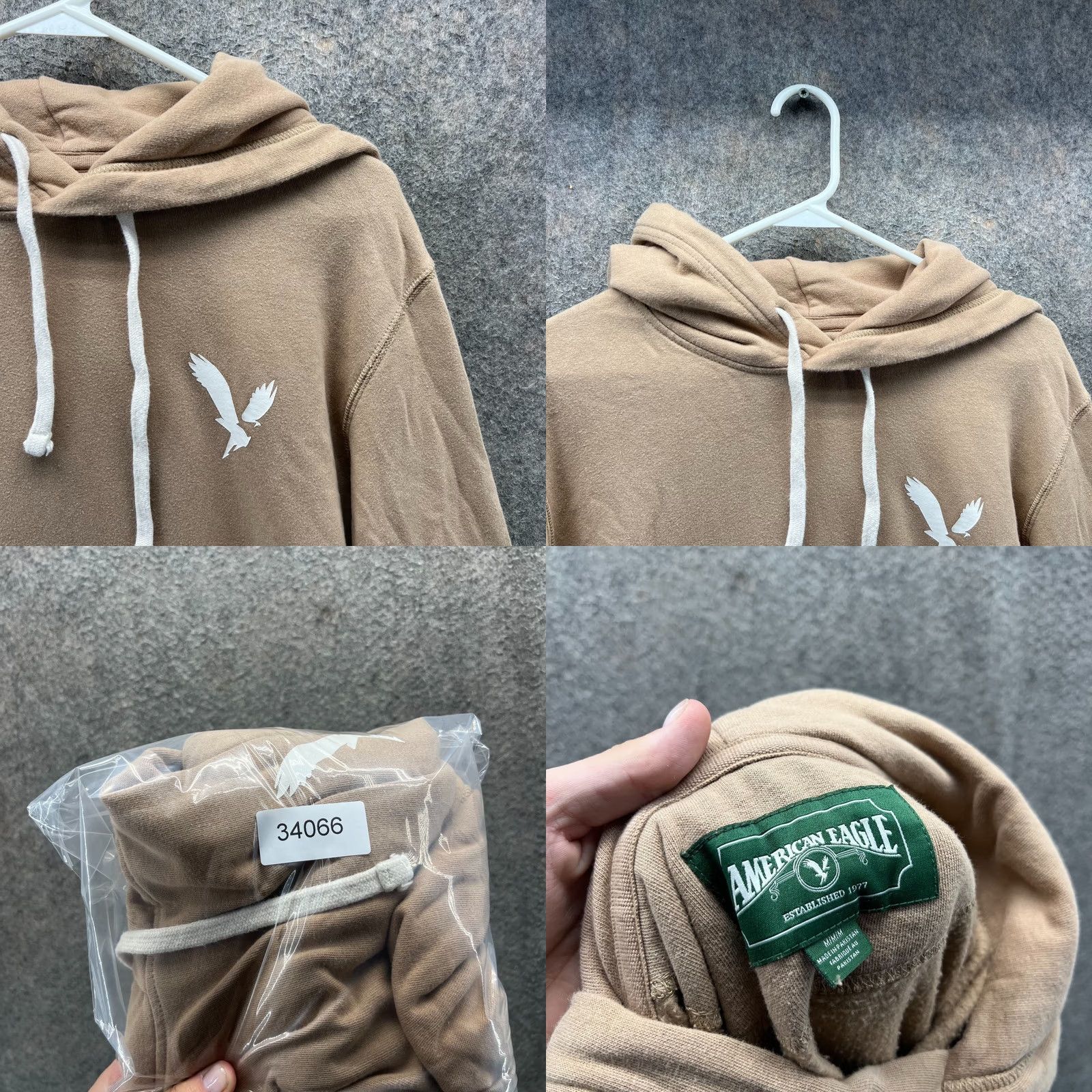 American Eagle Outfitters American Eagle Outfitters Hoodie Mens M Pullover Logo Graphic Kangaroo Pocket Size US M / EU 48-50 / 2 - 8 Thumbnail