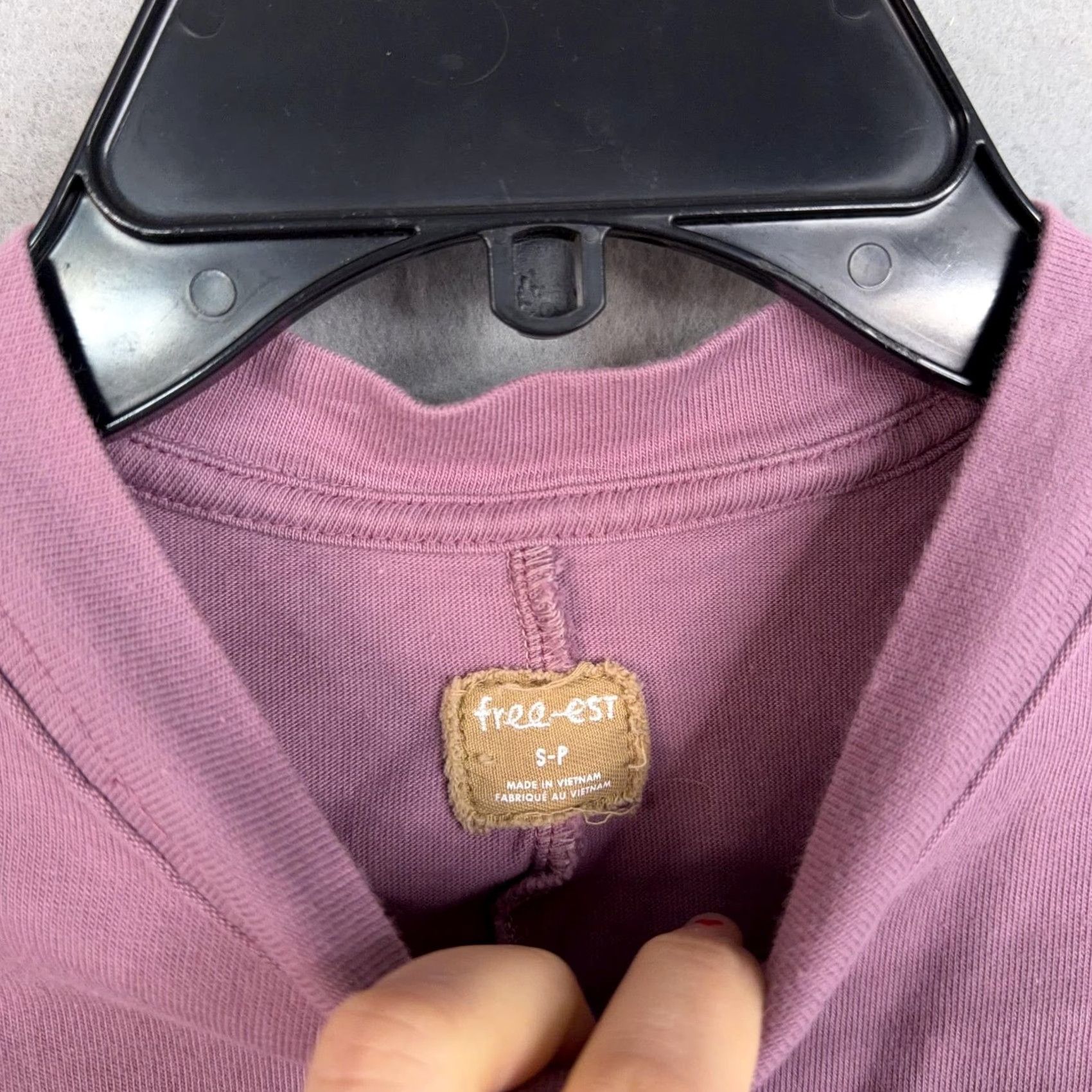 Free People Free People Free-est Shirt Womens S Pink Mock Neck Tunic Swing Trapeze Jersey Casual Girls Mens? Size S / US 4 / IT 40 - 5 Thumbnail