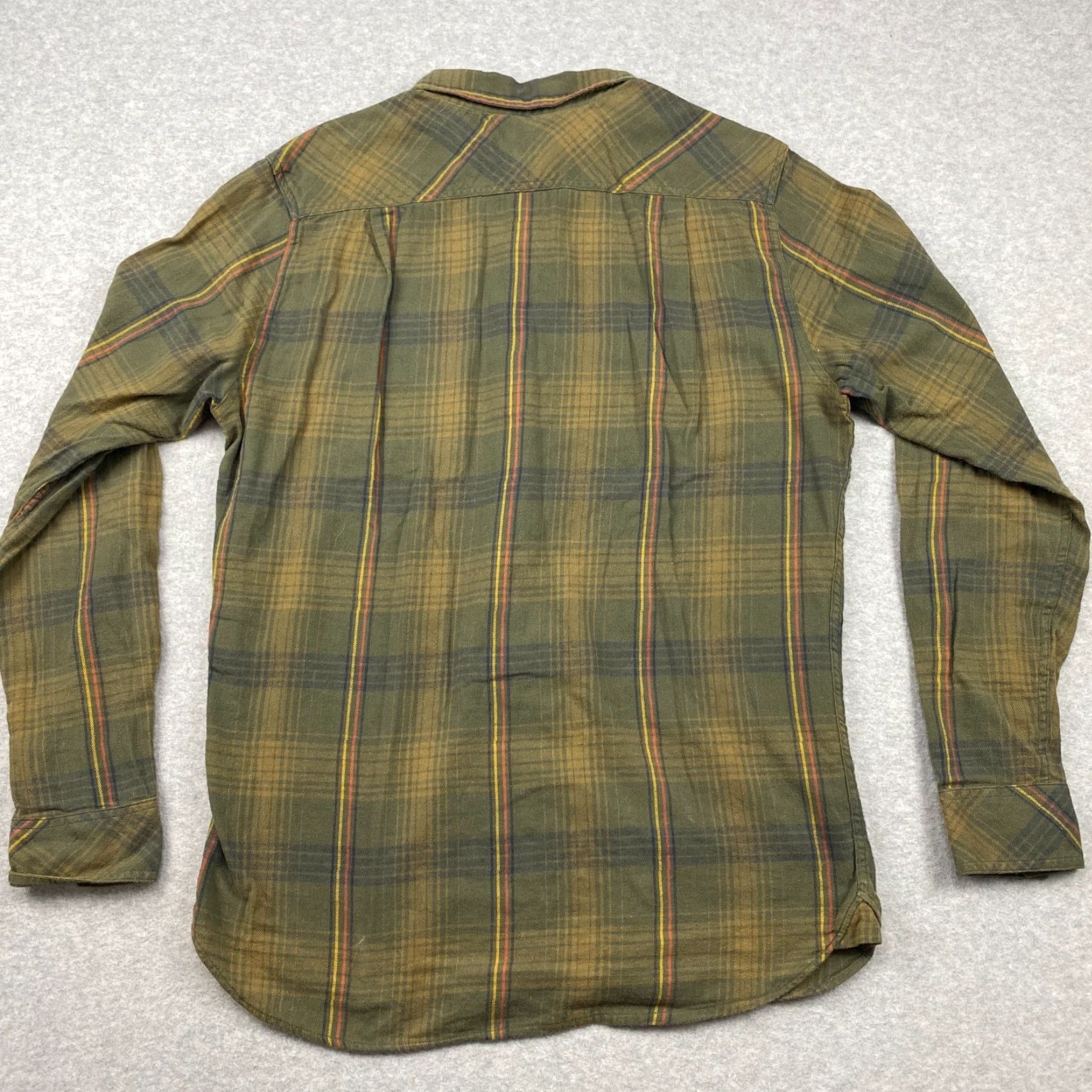 Quiksilver VINTAGE? No. Quiksilver Flannel Shirt Mens Medium Green Plaid Button Up Long Sleeve Pockets Size US XXL / EU 58 / 5 - 5 Thumbnail
