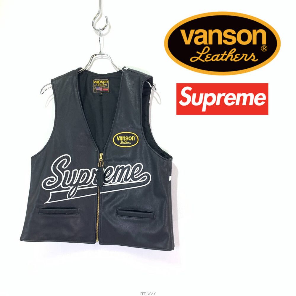Supreme × Vanson Leathers Supreme x Vanson Leather Vest