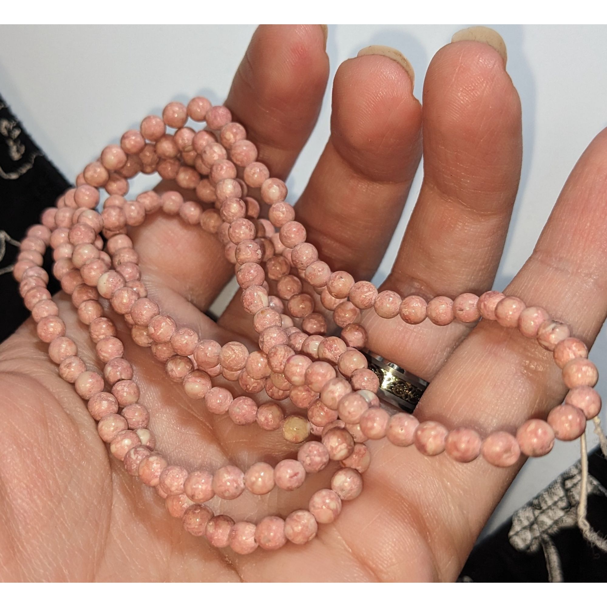 Other Pink Stone Beaded Necklace Size ONE SIZE - 3 Thumbnail