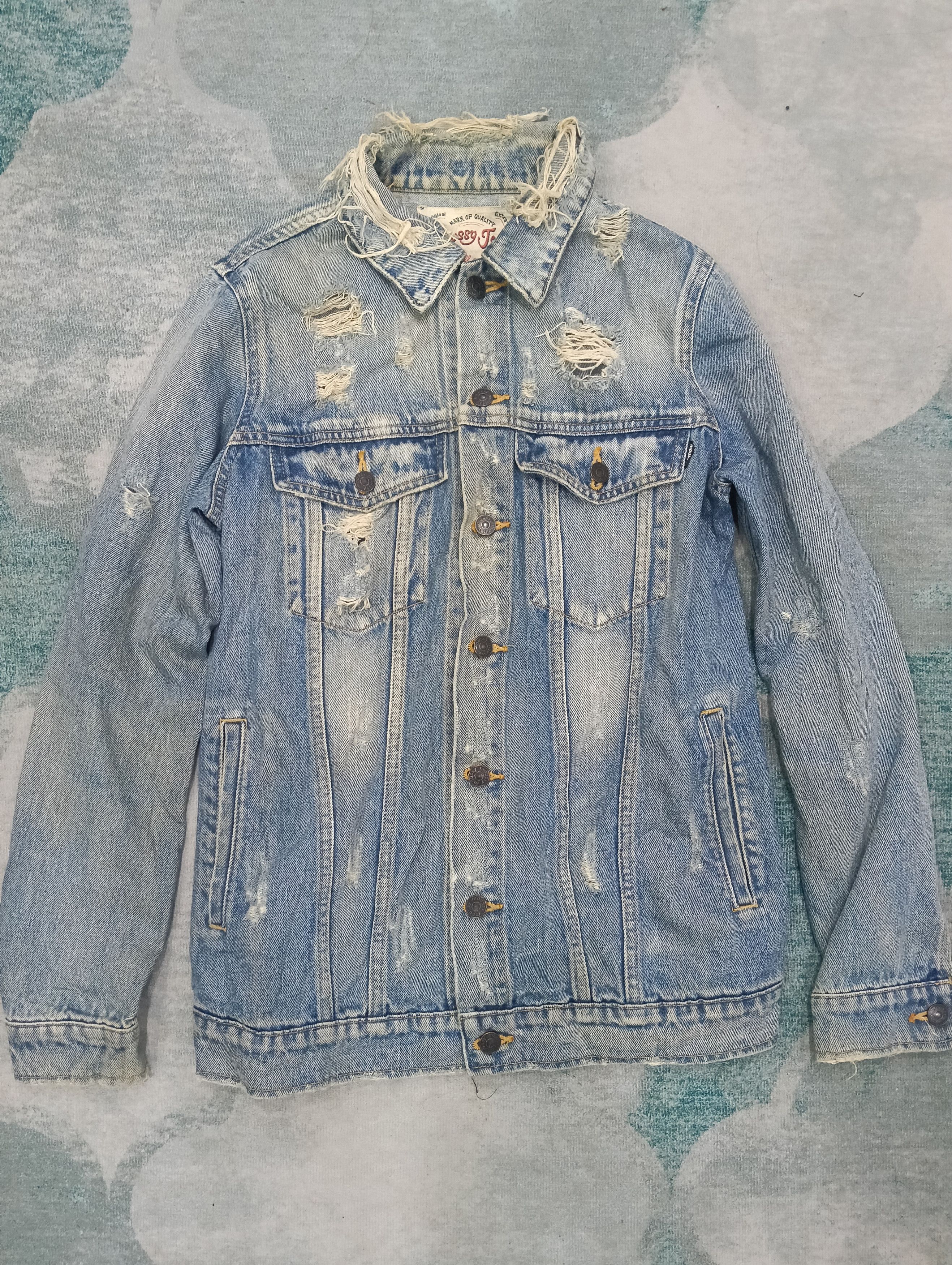 MOUSSY × Vintage Vintage Moussy Distressed Style Jacket Size L / US 10 / IT 46 - 3 Thumbnail