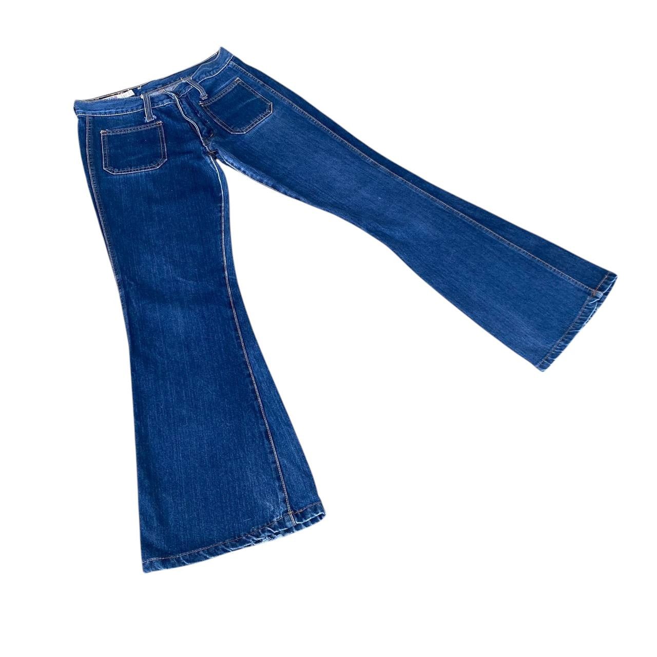Big John FLARED🔥VINTAGE BIGJOHN BUSHPANT BOOTCUT W29" ZIP TALON Size US 29 - 1 Thumbnail