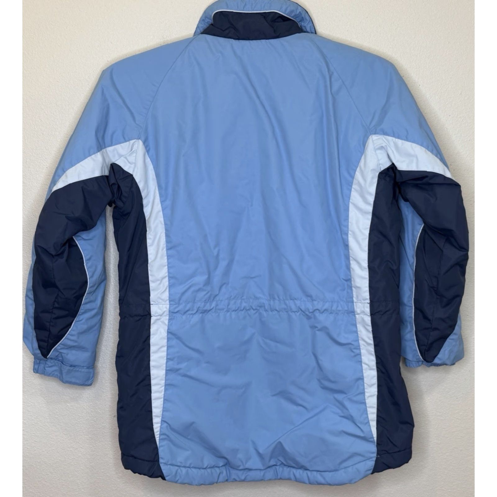 Vintage Columbia Ski Puffer Jacket Womens Medium Light Blue Insulated Snowboarding Mid Length Parka Size M / US 6-8 / IT 42-44 - 7 Thumbnail