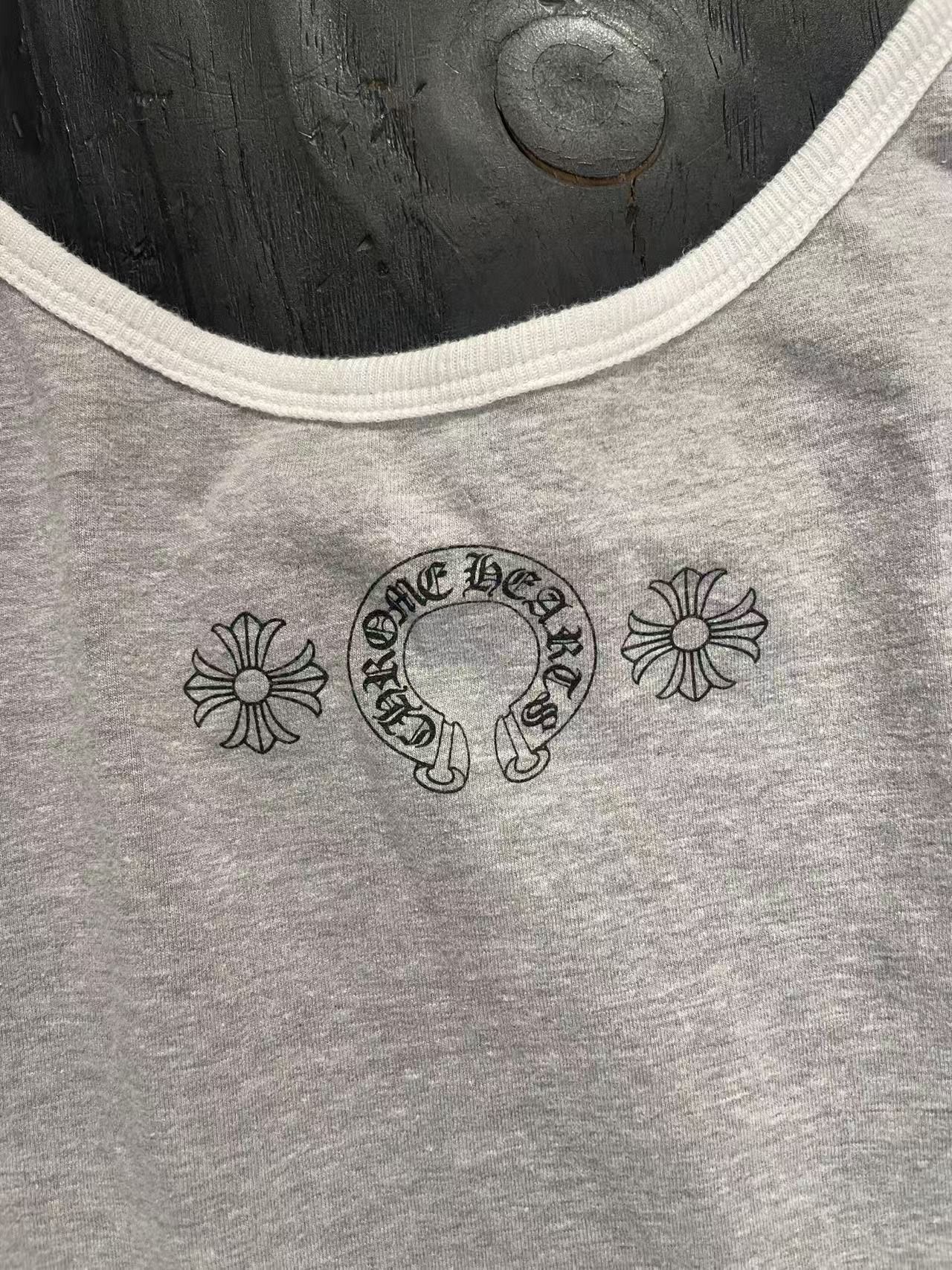 Chrome Hearts Chrome Hearts Gray Horseshoe Logo Tank top Size M / US 6-8 / IT 42-44 - 3 Thumbnail