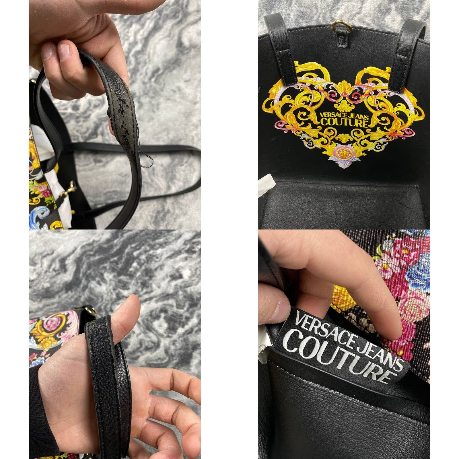 Versace Versace Jeans Couture Versailles Baroque Print Tote Bag Women Multicolor Size 36" / US 14 / IT 50 - 9 Thumbnail
