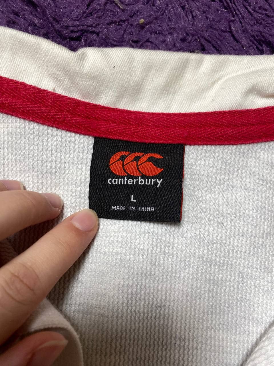 Canterbury of New Zealand Vintage Canterbury England Rugby long sleeve jersey Size US L / EU 52-54 / 3 - 2 Thumbnail