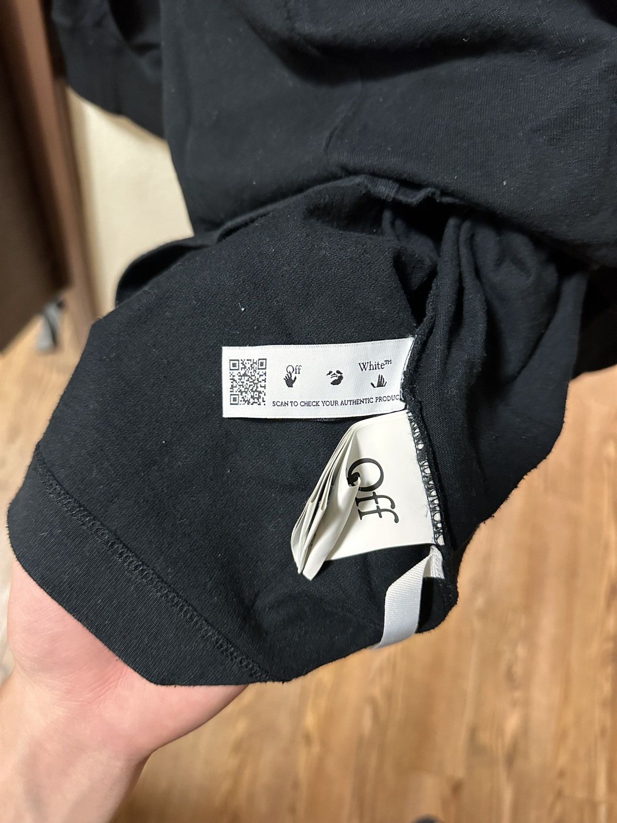 Off-White Off-White Caravaggio Milan Black Long Sleeve T Shirt Size US M / EU 48-50 / 2 - 4 Thumbnail