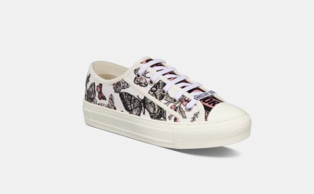 Dior o1w1db11224 Embroidered Cotton Sneakers in Multicolor Size US 6 / IT 36 - 2 Thumbnail