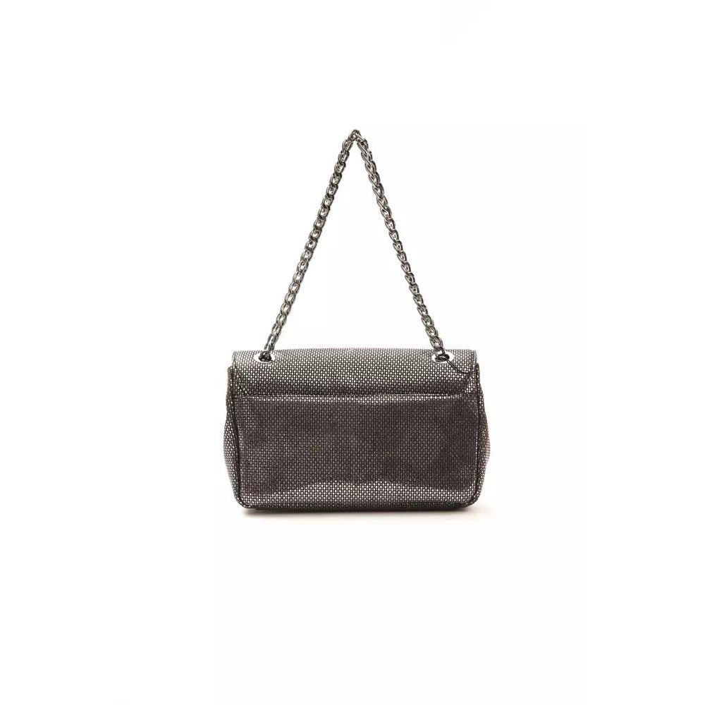 Other Pompei Donatella Gray Leather Crossbody Bag Size ONE SIZE - 3 Thumbnail