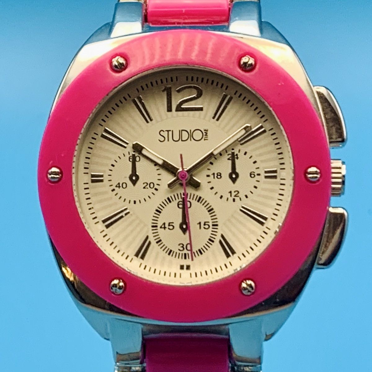 Other STUDIO TIME STD3245T Women’s Wristwatch Works New Batt Size ONE SIZE - 2 Thumbnail