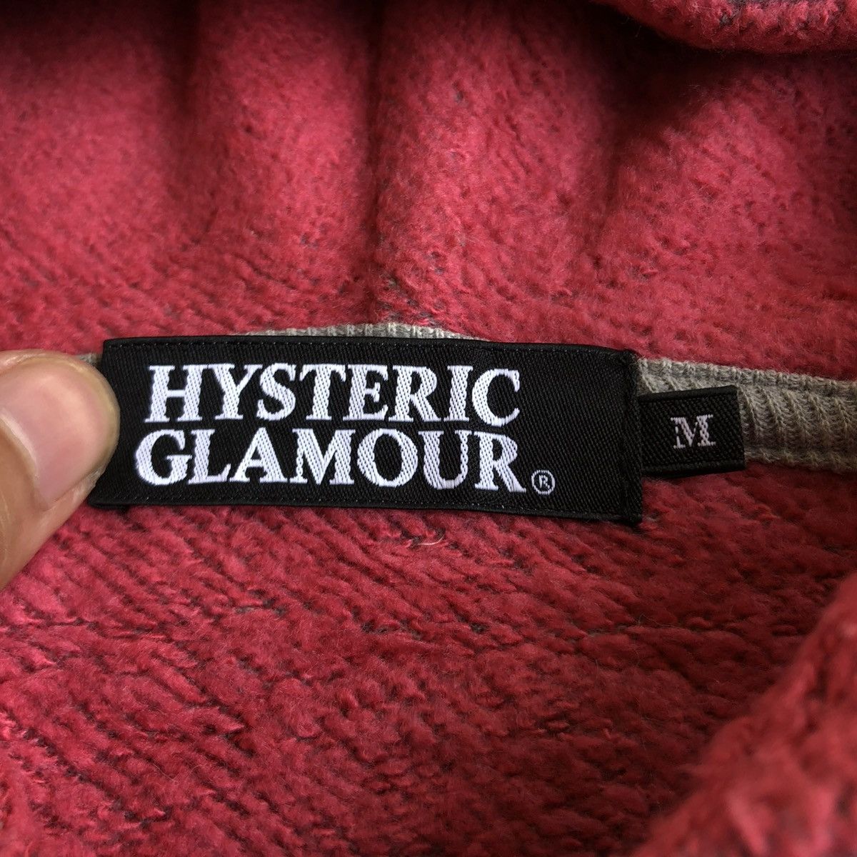 Hysteric Glamour Hysteric Glamour “RocknRoll” Reversible Ziphoodie Grey/Pink Size US L / EU 52-54 / 3 - 14 Thumbnail