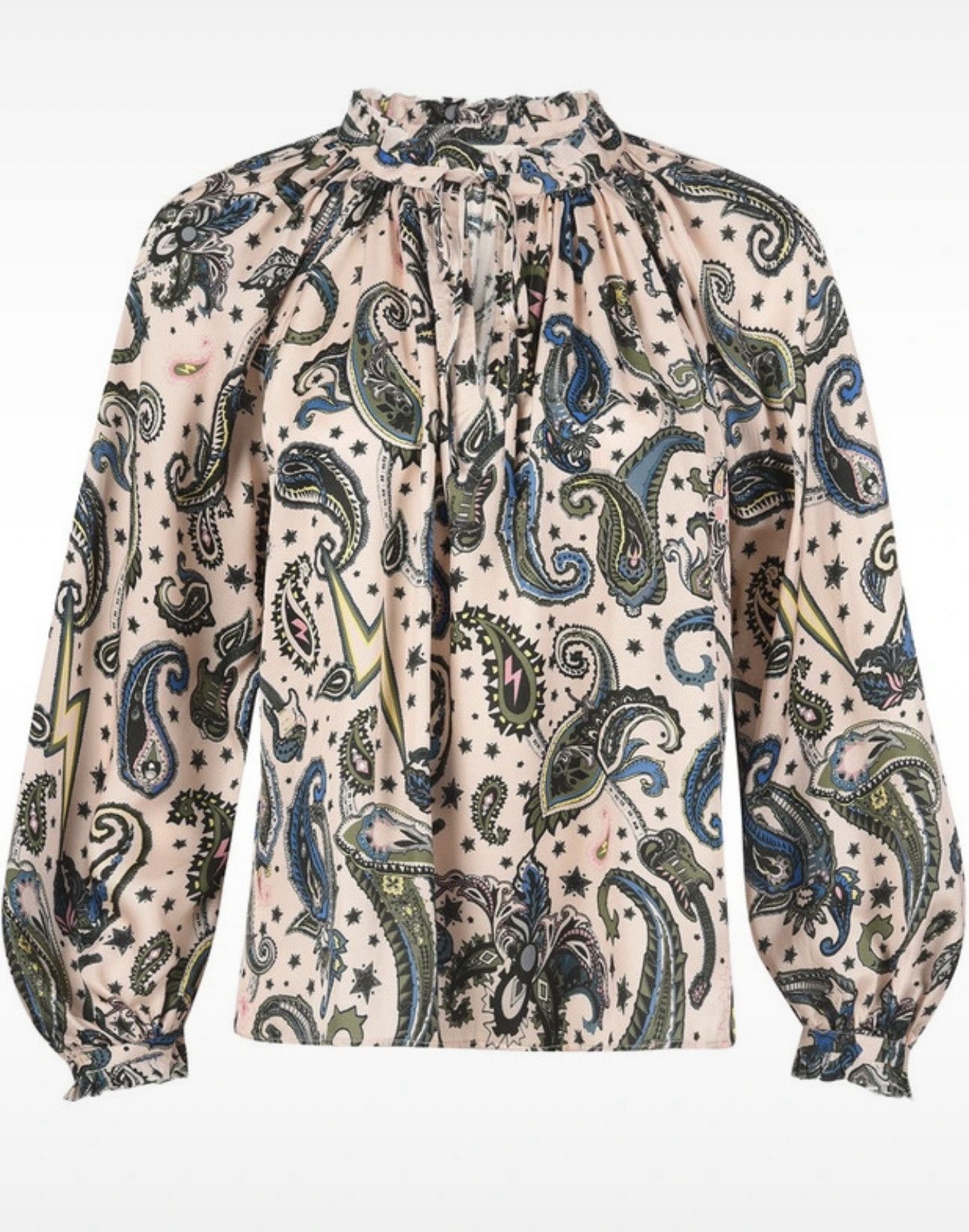 Zadig & Voltaire Zadig Voltaire voluminous balloon sleeve blouse paisley Etro Size S / US 4 / IT 40 - 1 Thumbnail