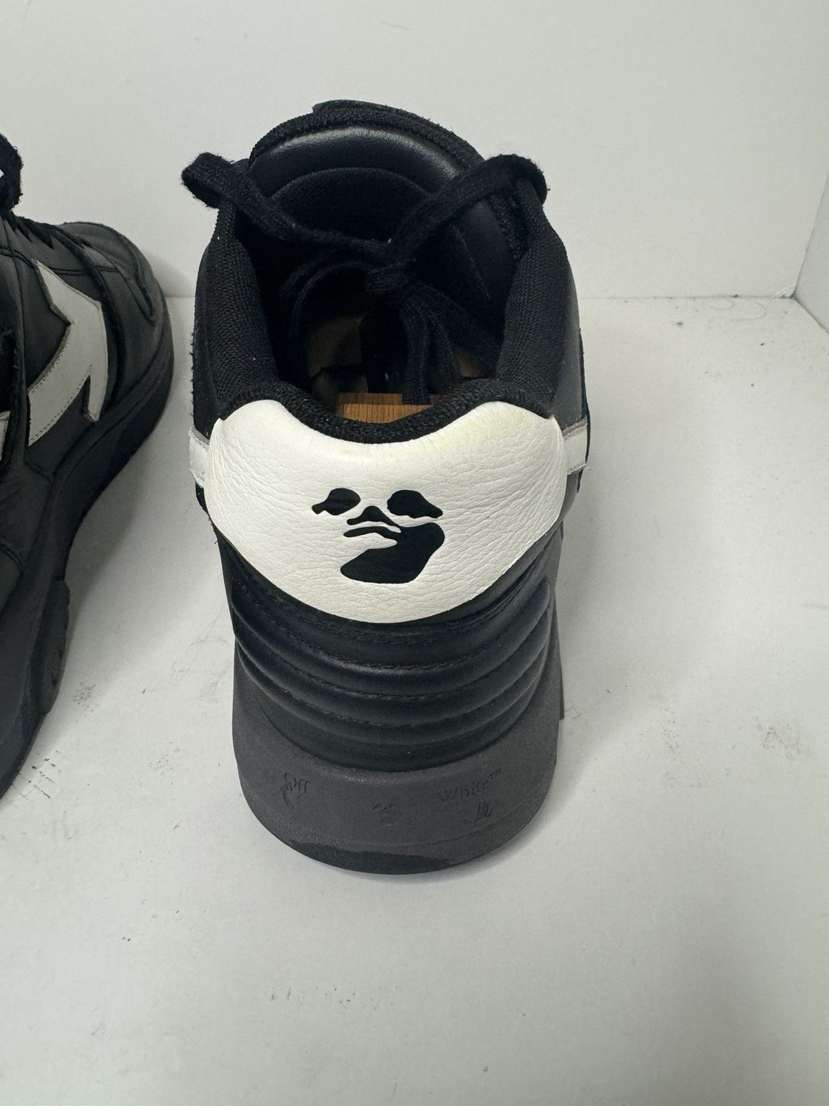 Off-White Off-White Out Of Office Black Sneakers Size US 11 / EU 44 - 5 Thumbnail